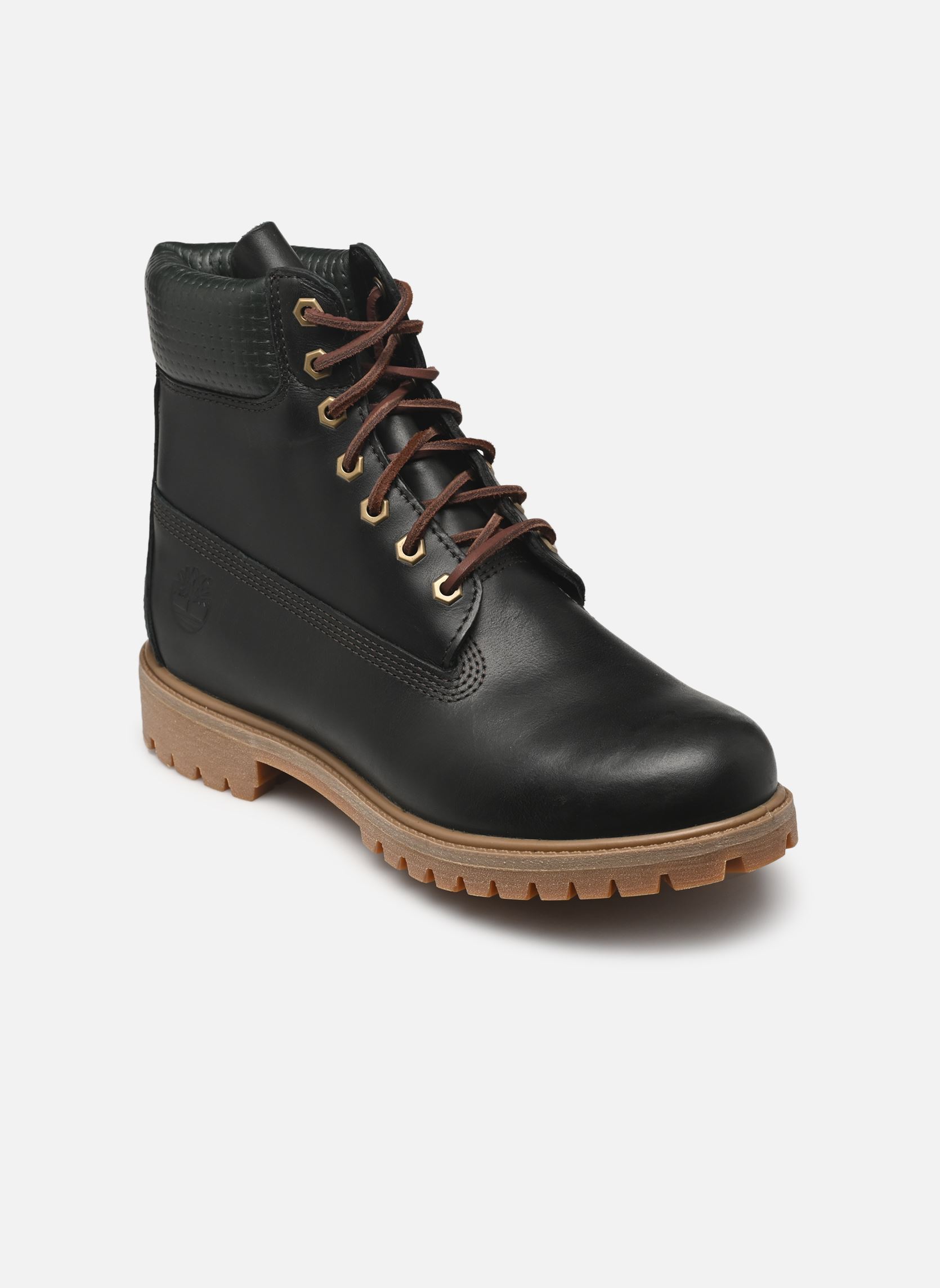 Veterlaarsjes Timberland Premium 6 Inch Lace Up Waterp heren groen Timberland Veterlaarsjes Timberland Premium 6 Inch Lace Up Waterp heren groen DARK GREEN FULL GRAIN