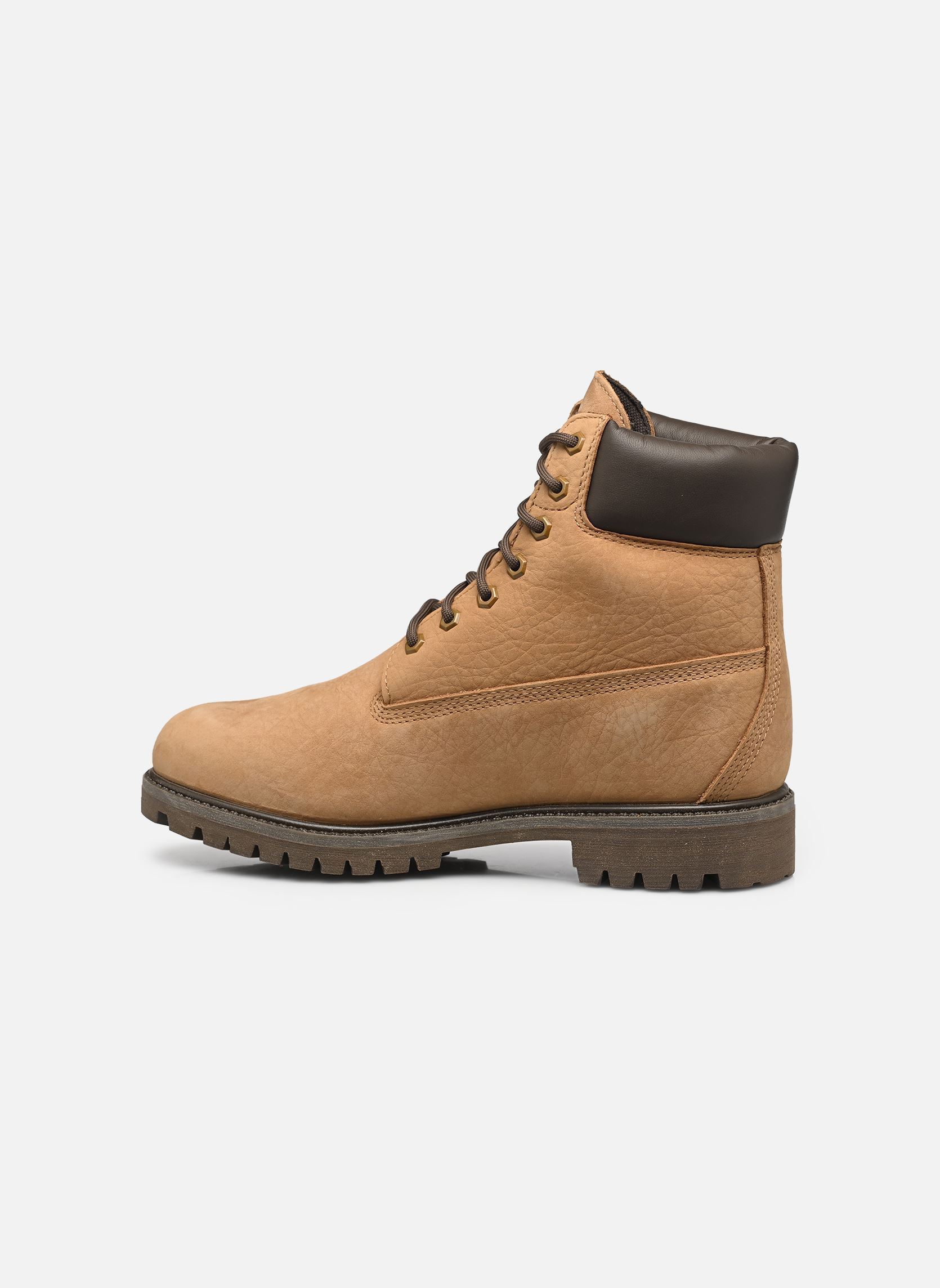 Bottines à lacets Timberland Premium 6 Inch Lace Up Waterp homme beige Timberland Bottines à lacets Timberland Premium 6 Inch Lace Up Waterp homme beige MEDIUM BEIGE NUBUCK / DARK GRE