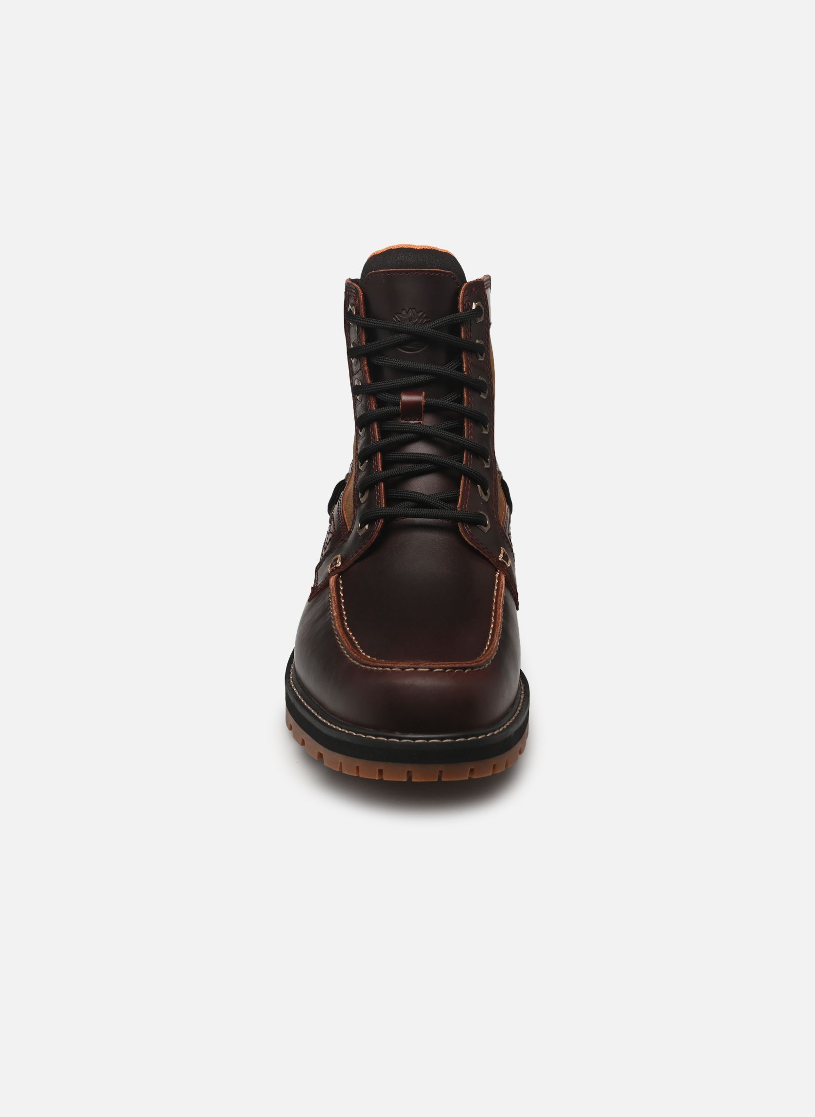 Geschnürte Stiefeletten Britton Road Mid Lace Up Boot herren braun Timberland Geschnürte Stiefeletten Britton Road Mid Lace Up Boot herren braun BURGUNDY FULL GRAIN