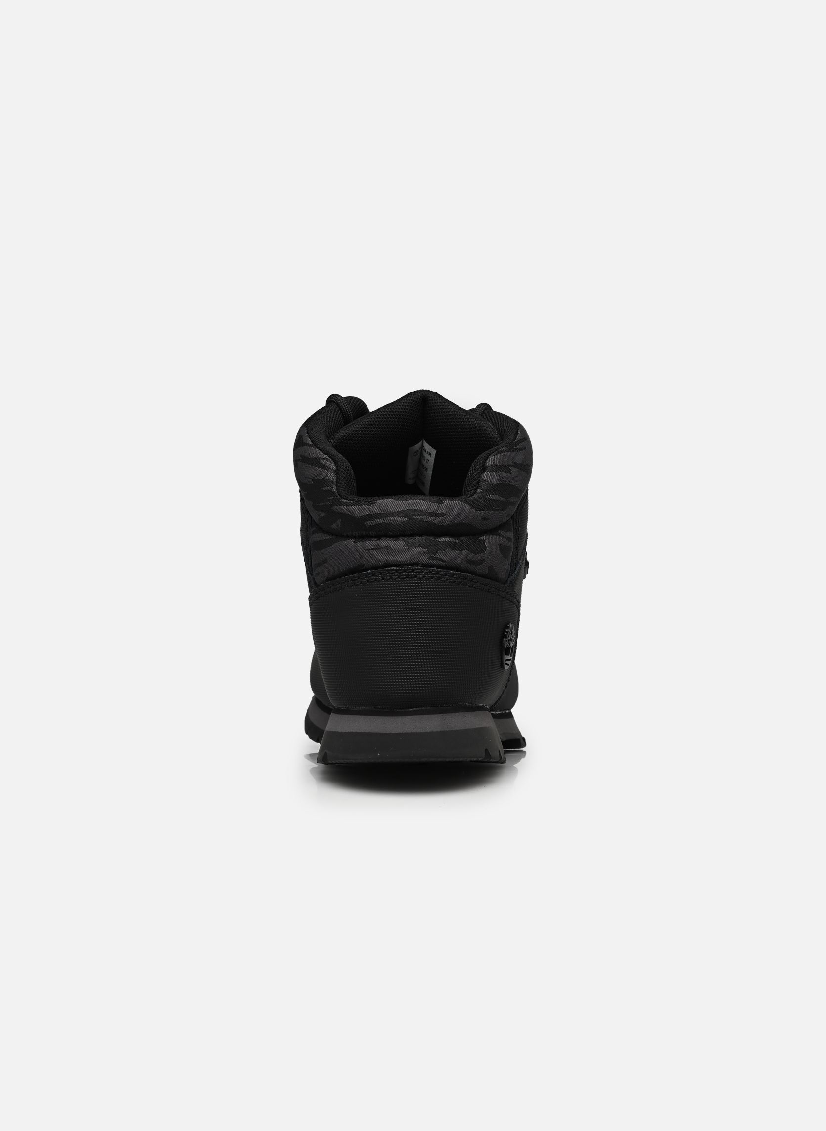 Veterlaarsjes Euro Sprint MID LACE UP BOOT jongens zwart Timberland Veterlaarsjes Euro Sprint MID LACE UP BOOT jongens zwart BLACK MESH W MD GREY