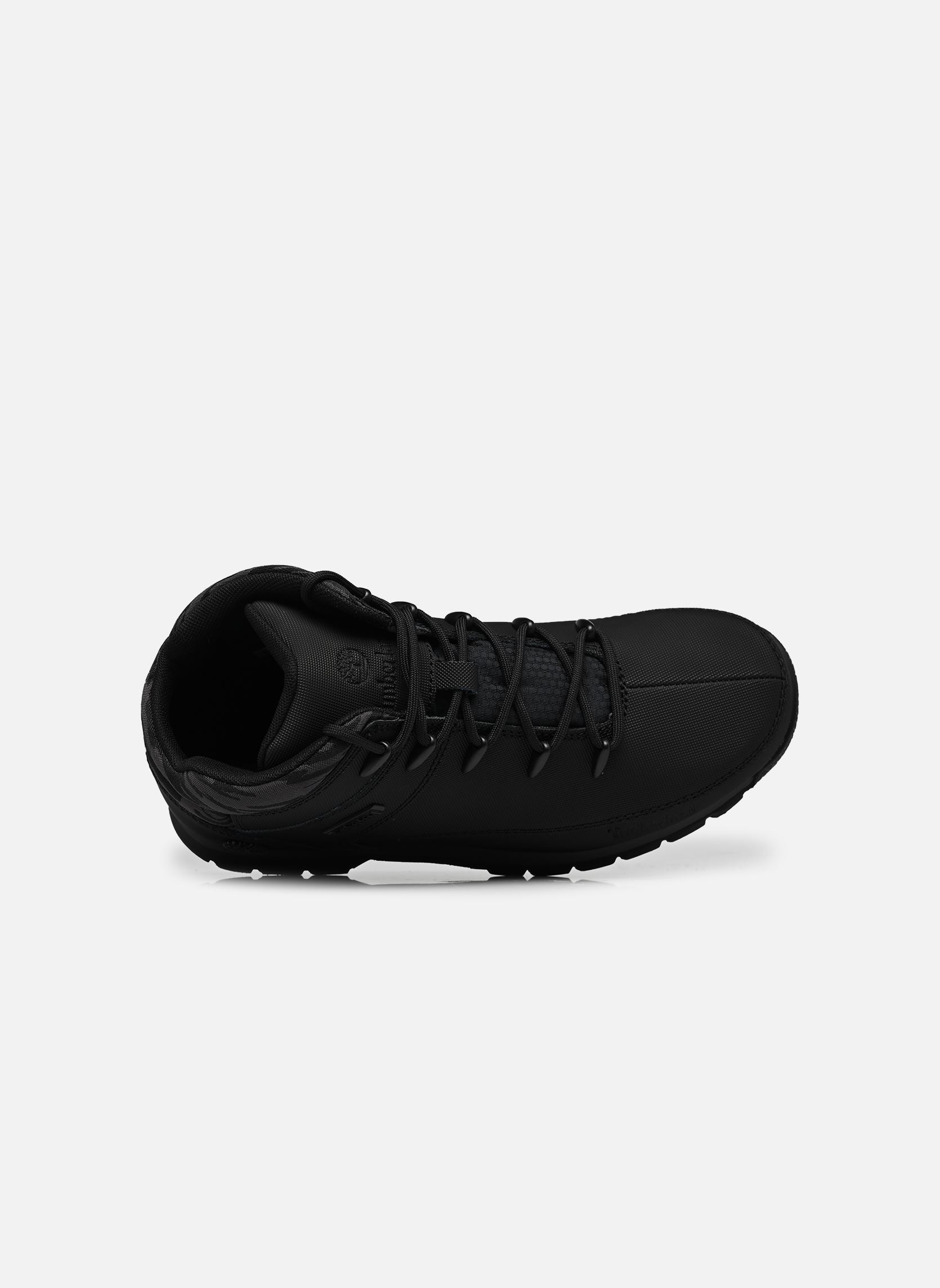 Veterlaarsjes Euro Sprint MID LACE UP BOOT jongens zwart Timberland Veterlaarsjes Euro Sprint MID LACE UP BOOT jongens zwart BLACK MESH W MD GREY