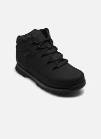 Veterlaarsjes Euro Sprint MID LACE UP BOOT jongens zwart Timberland Veterlaarsjes Euro Sprint MID LACE UP BOOT jongens zwart BLACK MESH W MD GREY