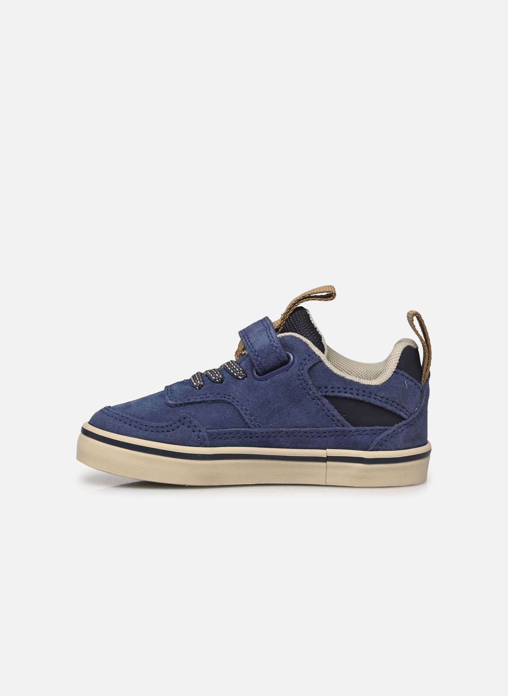 Baskets Stone Jump Low Hook & Loop Sneaker T bleu Timberland Baskets Stone Jump Low Hook & Loop Sneaker T bleu DARK BLUE SUEDE