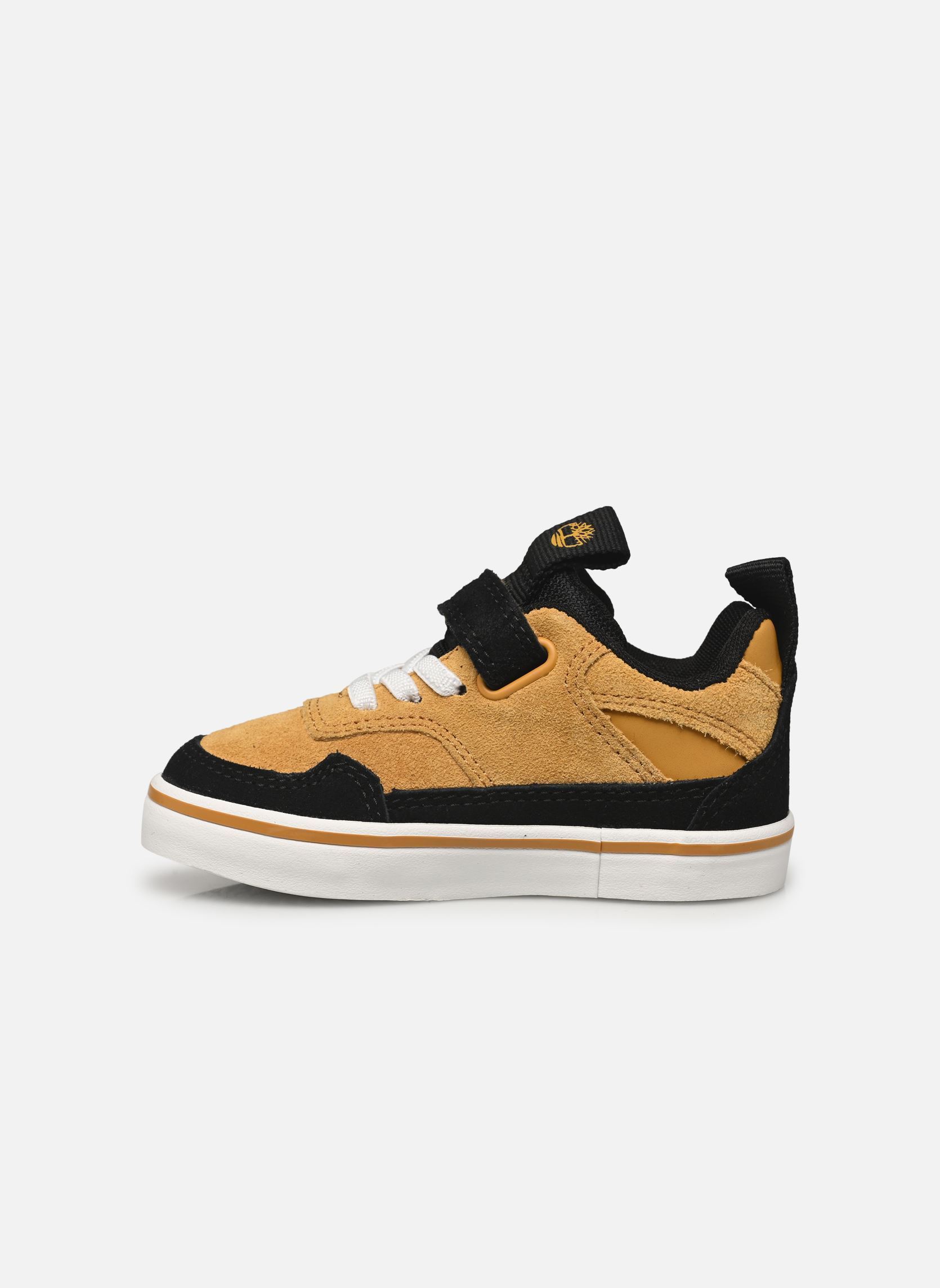 Baskets Stone Jump Low Hook & Loop Sneaker marron Timberland Baskets Stone Jump Low Hook & Loop Sneaker marron WHEAT SUEDE