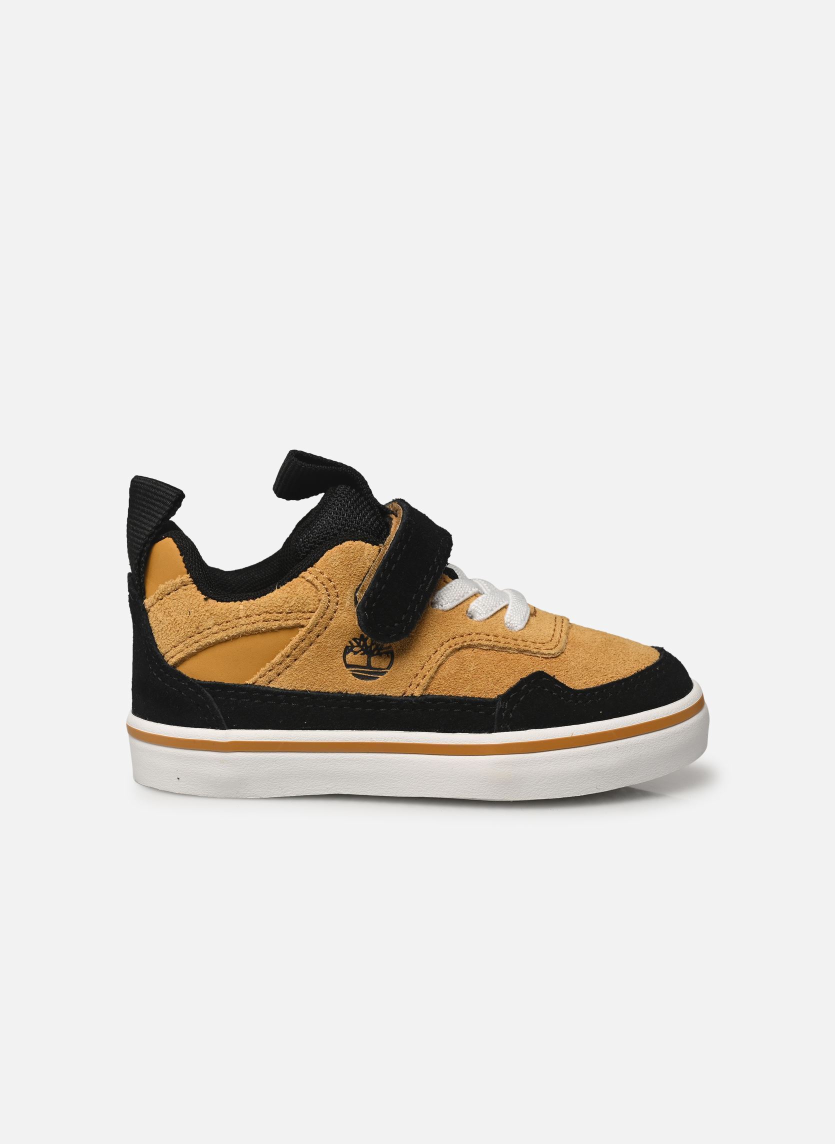 Baskets Stone Jump Low Hook & Loop Sneaker marron Timberland Baskets Stone Jump Low Hook & Loop Sneaker marron WHEAT SUEDE