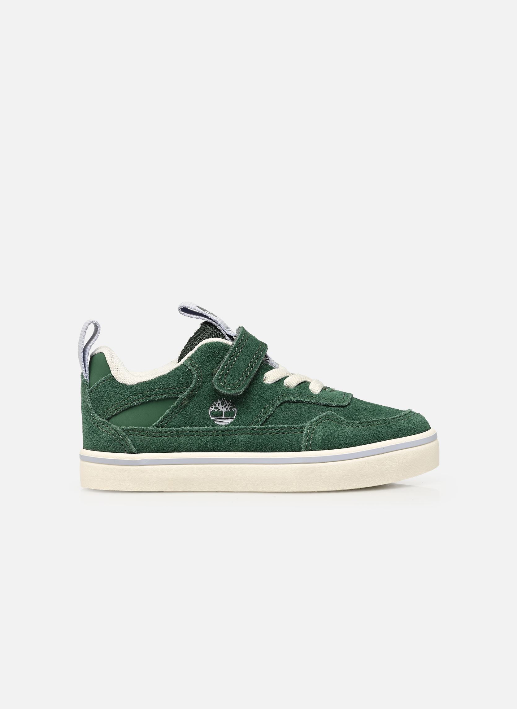 Baskets Stone Jump Low Hook & Loop Sneaker garçon vert Timberland Baskets Stone Jump Low Hook & Loop Sneaker garçon vert MEDIUM GREEN SUEDE