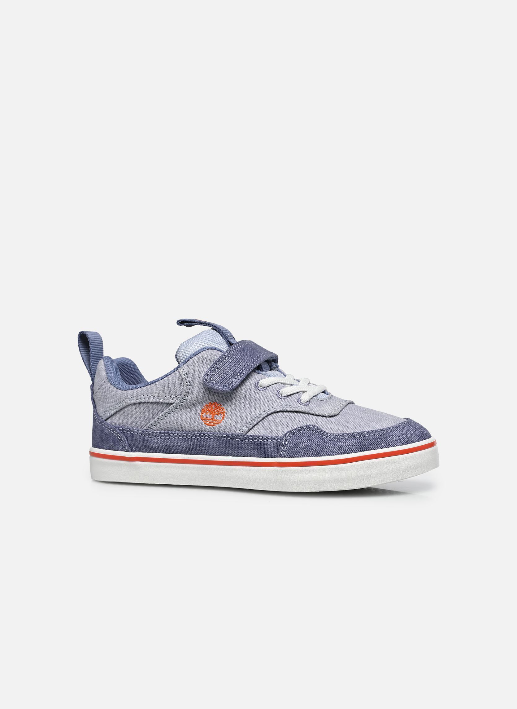 Baskets Stone Jump Low Hook & Loop Sneaker garçon bleu Timberland Baskets Stone Jump Low Hook & Loop Sneaker garçon bleu LT BLUE CANVAS