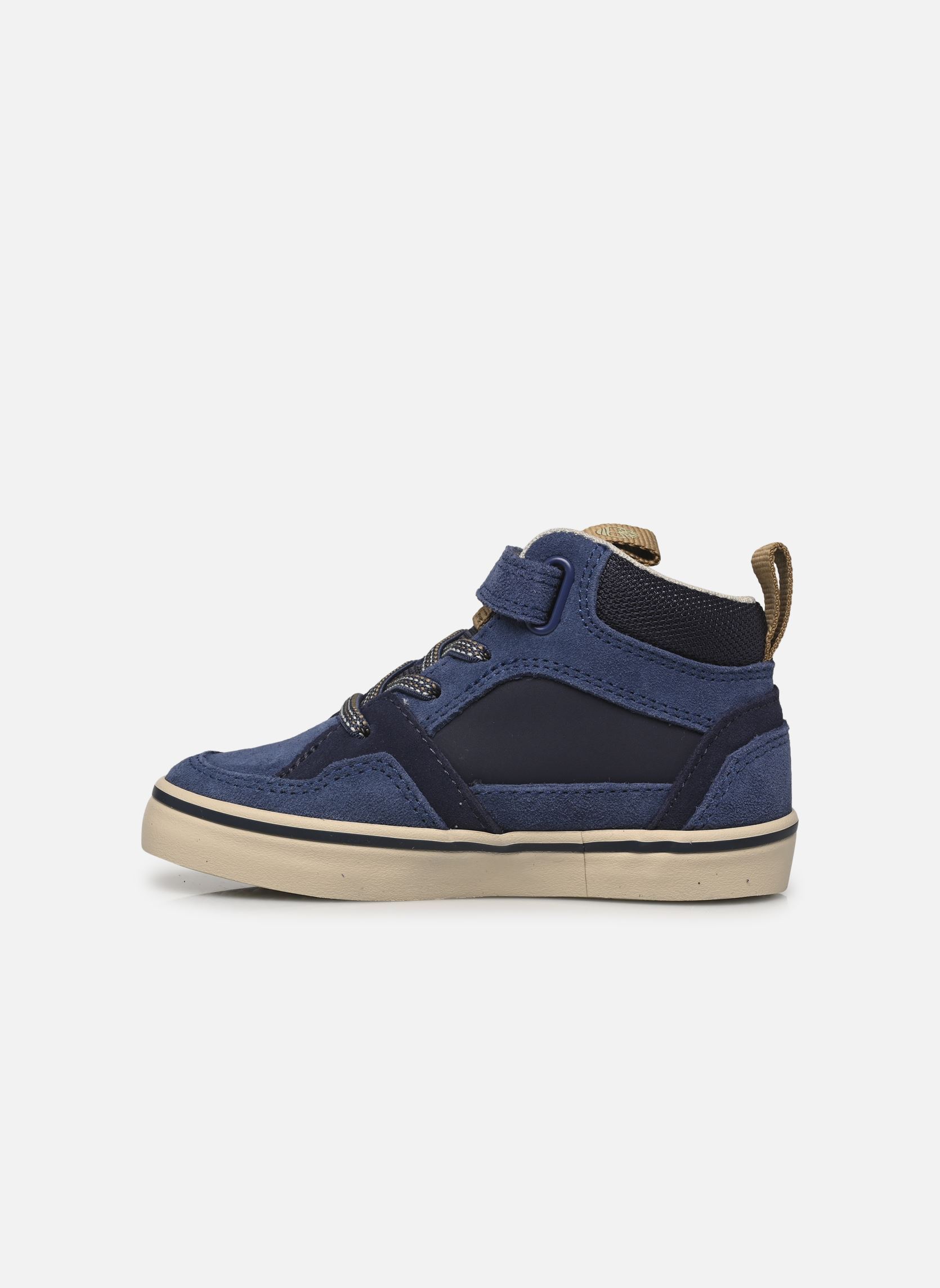 Baskets hautes Stone Jump Mid Hook & Loop Sneaker T bleu Timberland Baskets hautes Stone Jump Mid Hook & Loop Sneaker T bleu DARK BLUE SUEDE