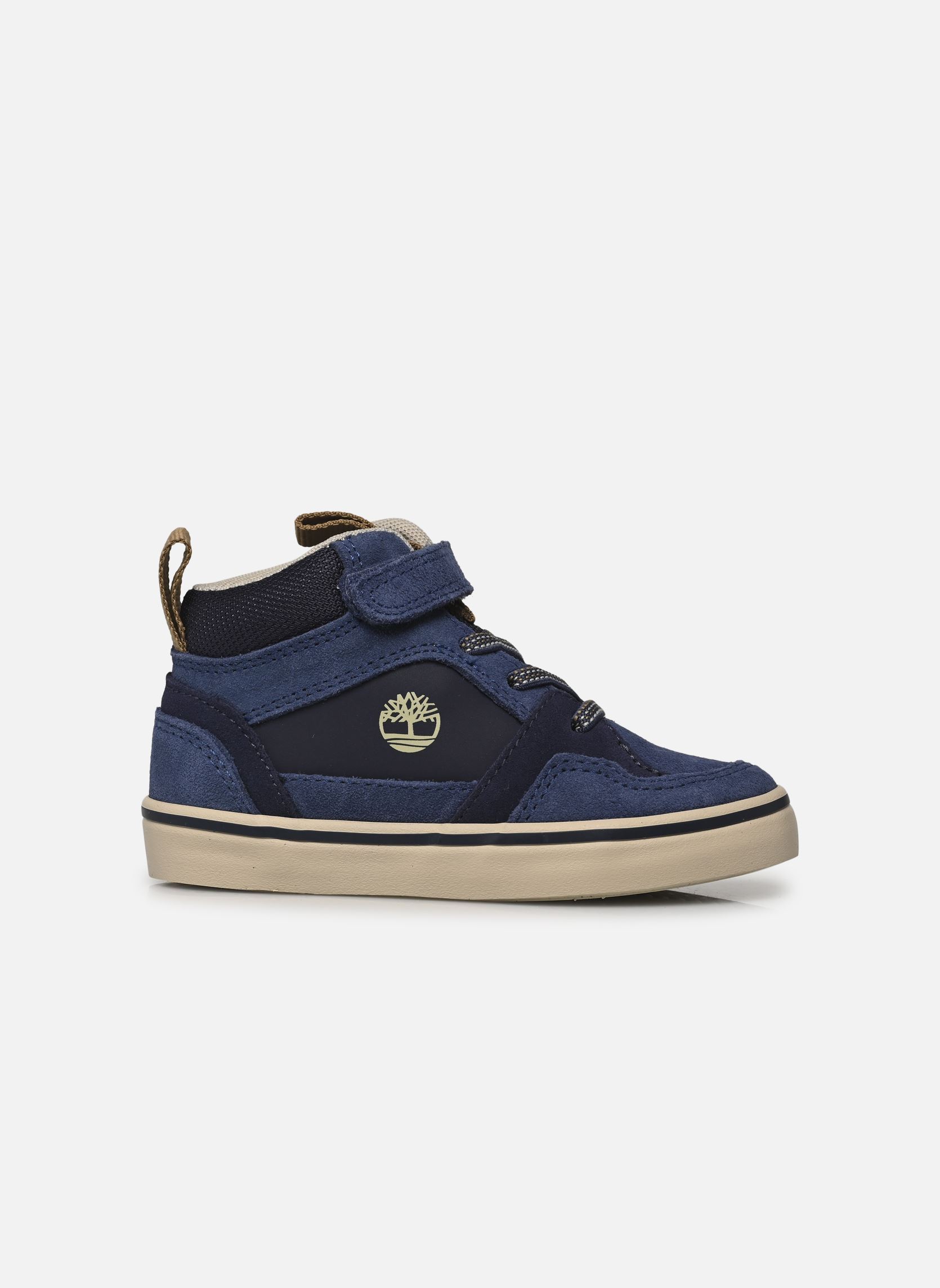 Baskets hautes Stone Jump Mid Hook & Loop Sneaker T bleu Timberland Baskets hautes Stone Jump Mid Hook & Loop Sneaker T bleu DARK BLUE SUEDE