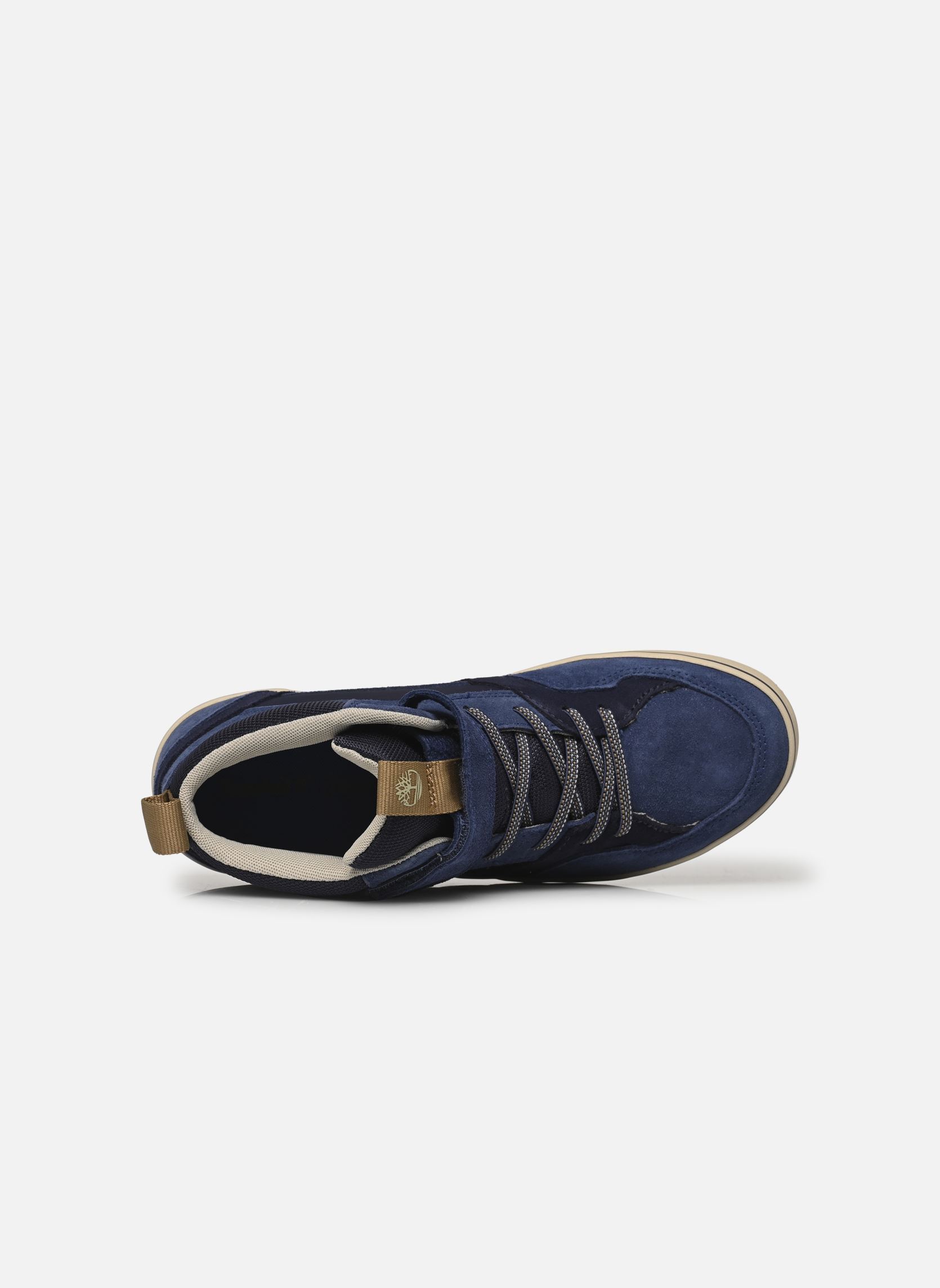Knöchelhohe Sneaker Stone Jump Mid Hook & Loop Sneaker J blau Timberland Knöchelhohe Sneaker Stone Jump Mid Hook & Loop Sneaker J blau DARK BLUE SUEDE