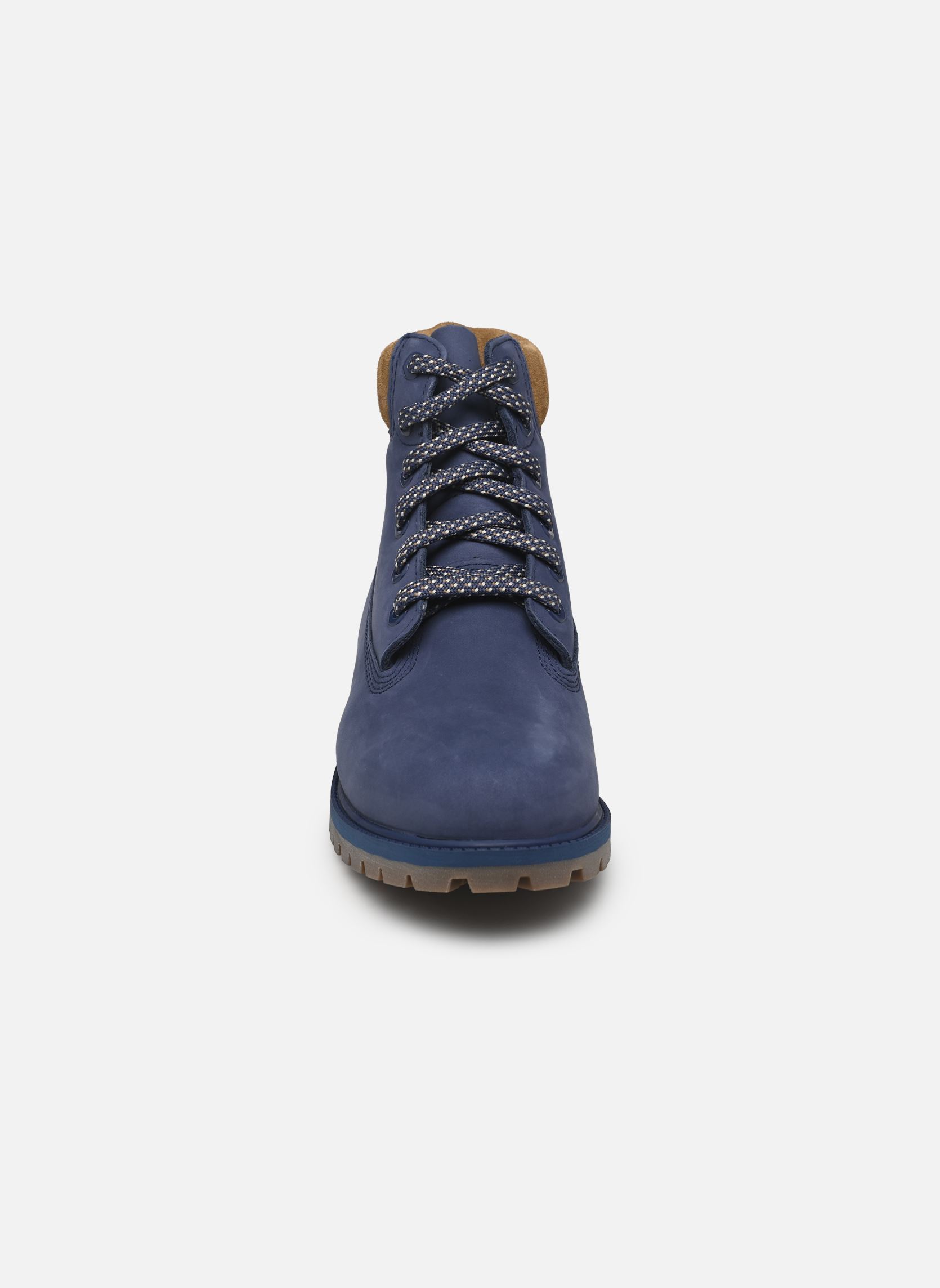 Bottines Timberland Premium 6 Inch Lace Up Waterp bleu Timberland Bottines Timberland Premium 6 Inch Lace Up Waterp bleu DARK BLUE NUBUCK / OLIVE