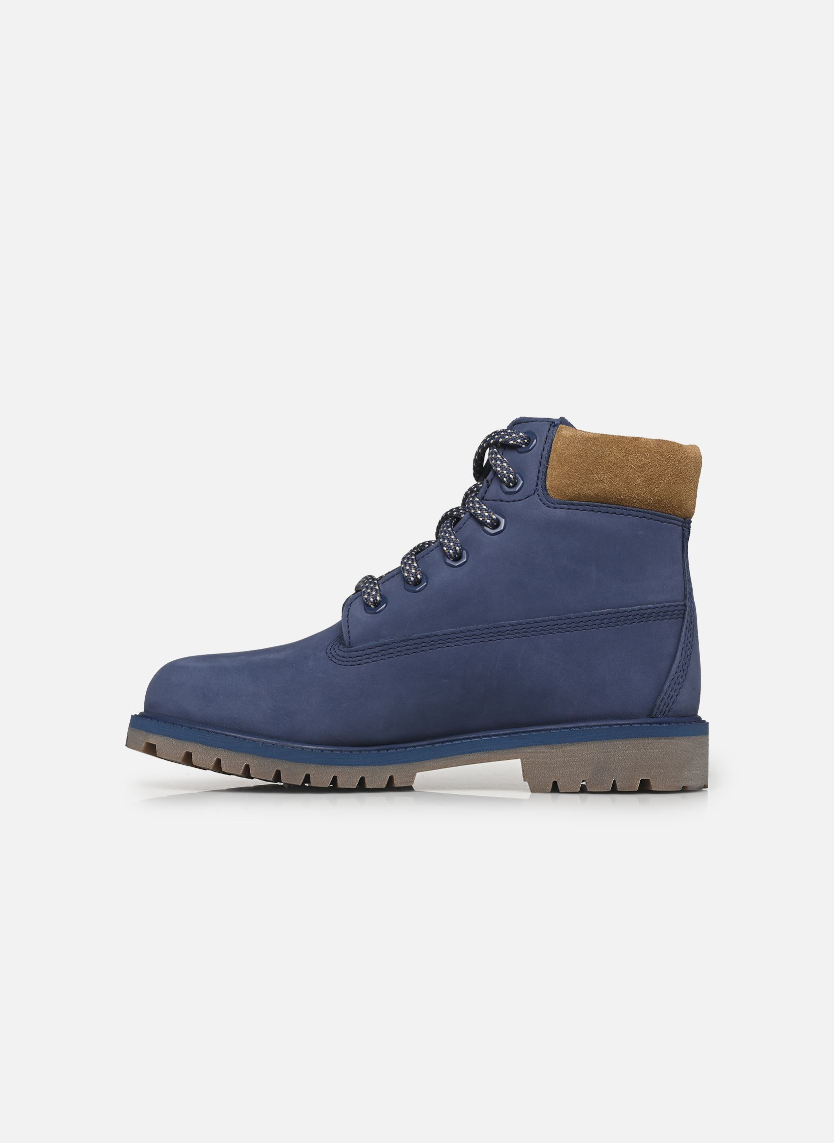 Bottines Timberland Premium 6 Inch Lace Up Waterp bleu Timberland Bottines Timberland Premium 6 Inch Lace Up Waterp bleu DARK BLUE NUBUCK / OLIVE