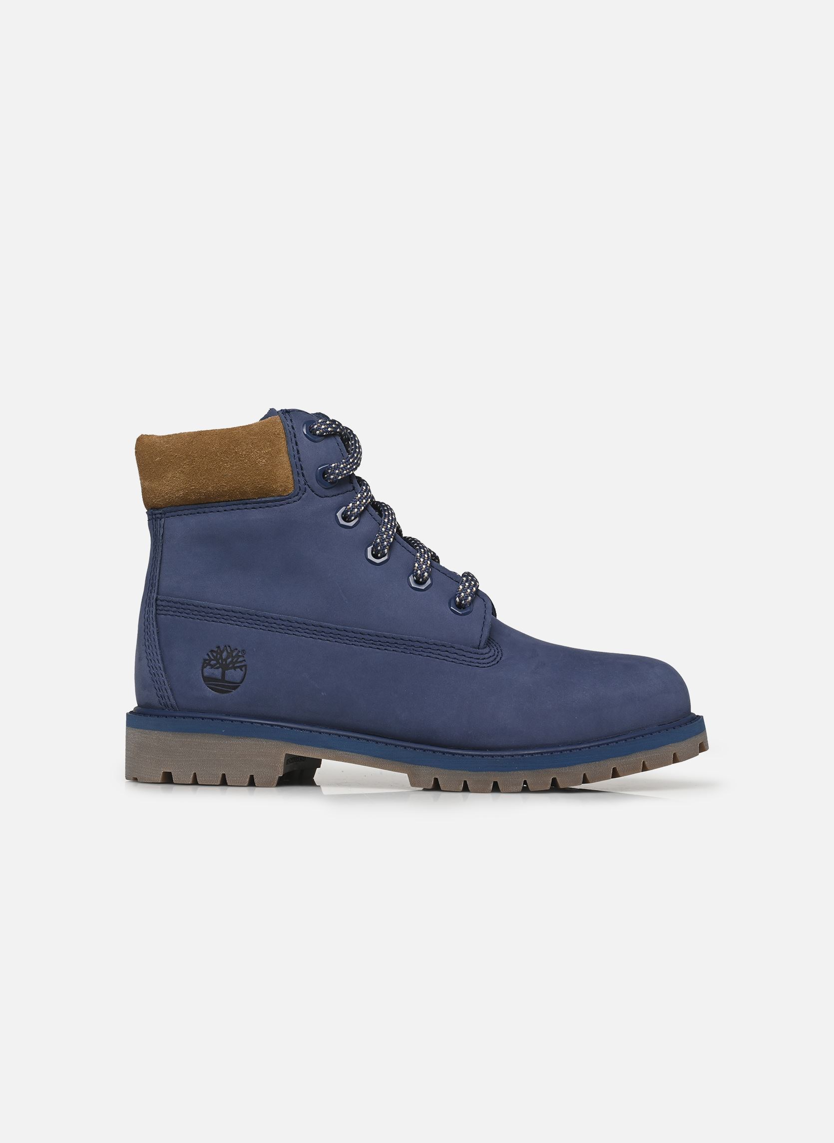 Bottines Timberland Premium 6 Inch Lace Up Waterp bleu Timberland Bottines Timberland Premium 6 Inch Lace Up Waterp bleu DARK BLUE NUBUCK / OLIVE