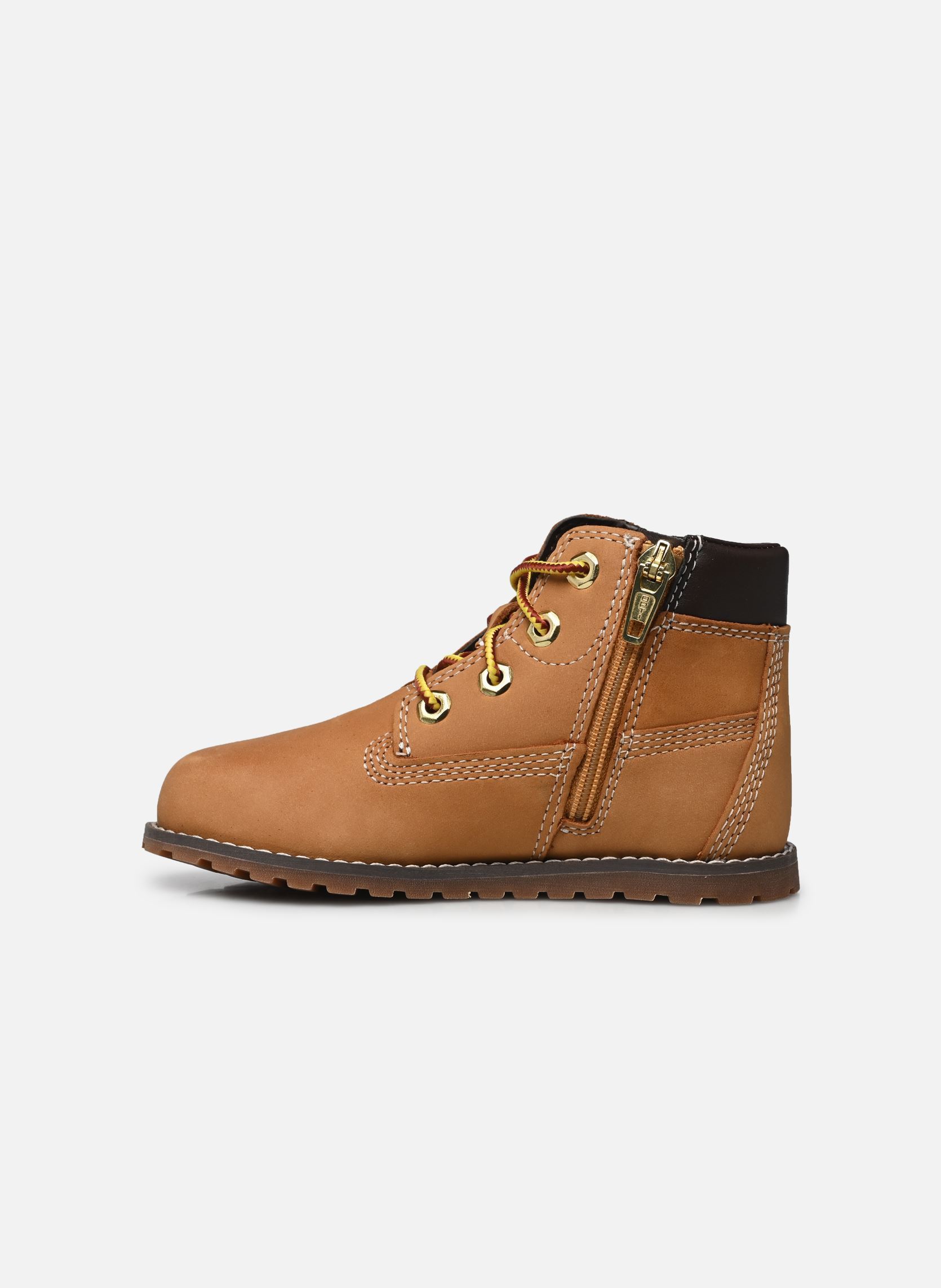 Stiefeletten / Ankle Boots Pokey Pine Mid Lace Up w Zip Boot braun Timberland Stiefeletten / Ankle Boots Pokey Pine Mid Lace Up w Zip Boot braun WHEAT