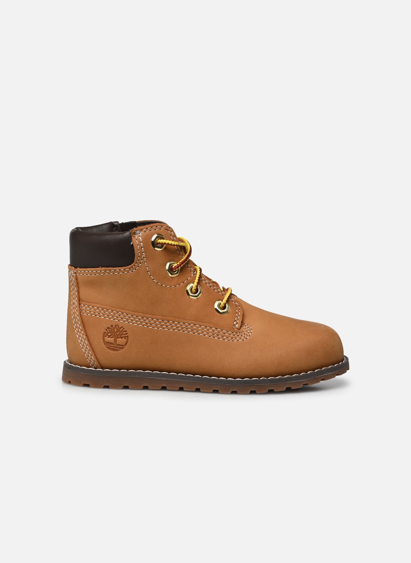 Stiefeletten / Ankle Boots Pokey Pine Mid Lace Up w Zip Boot braun Timberland Stiefeletten / Ankle Boots Pokey Pine Mid Lace Up w Zip Boot braun WHEAT