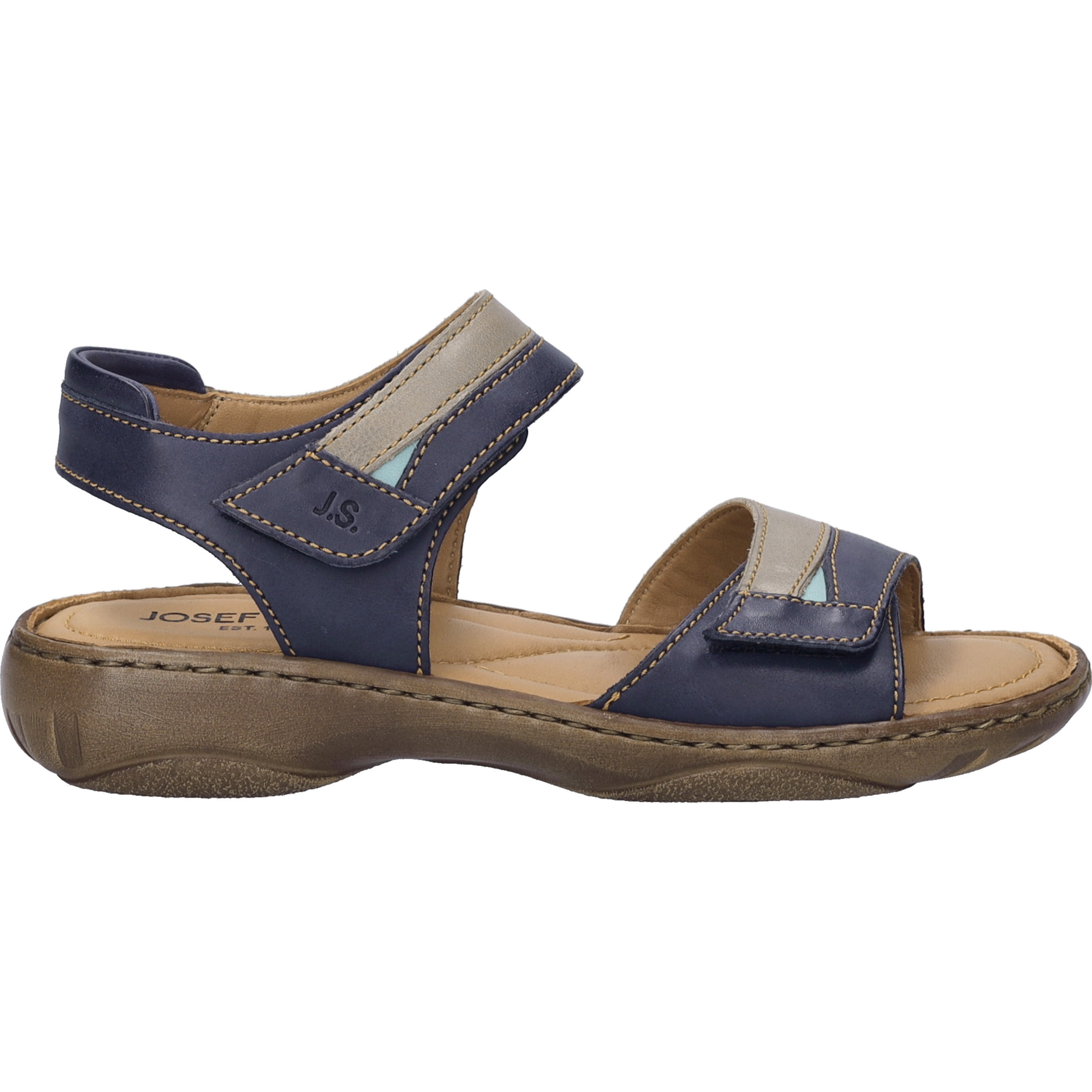 Sandales Debra 19 femme bleu Josef Seibel Sandales Debra 19 femme bleu Indigo