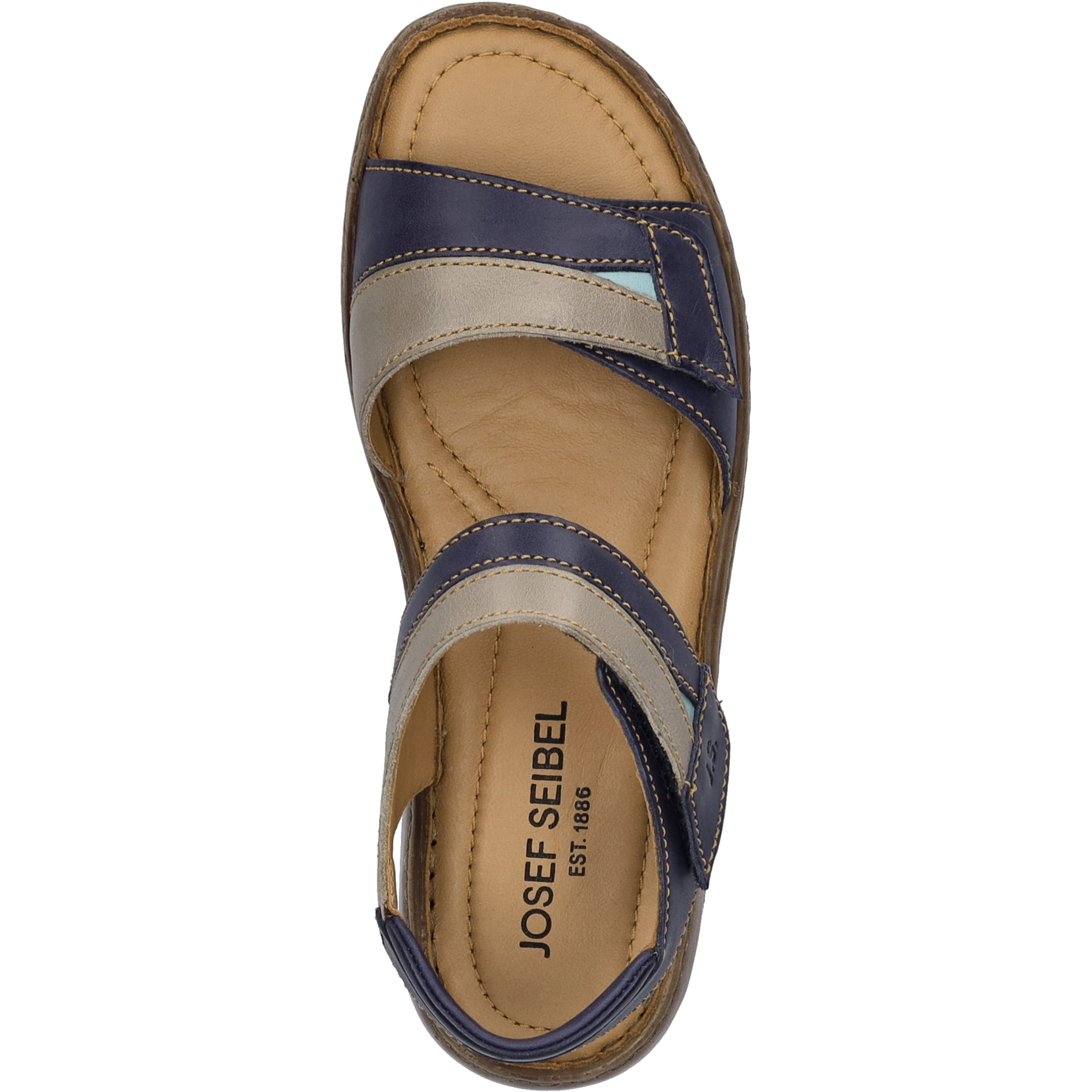 Sandales Debra 19 femme bleu Josef Seibel Sandales Debra 19 femme bleu Indigo