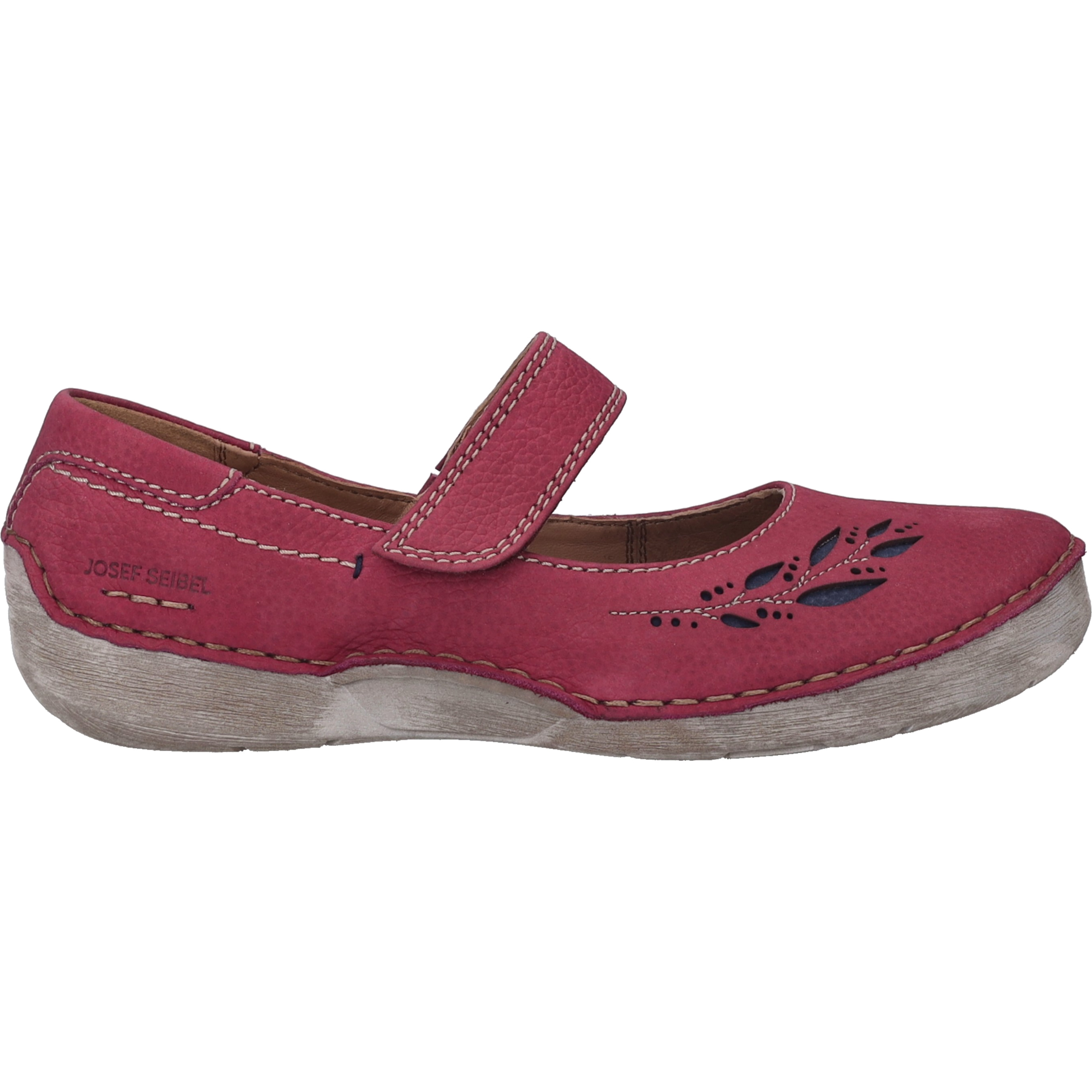 Ballerines Josef Seibel Fergey 58 - Cuir Nubuck Beige - Semelle Rubflex, Confortables Et élégantes