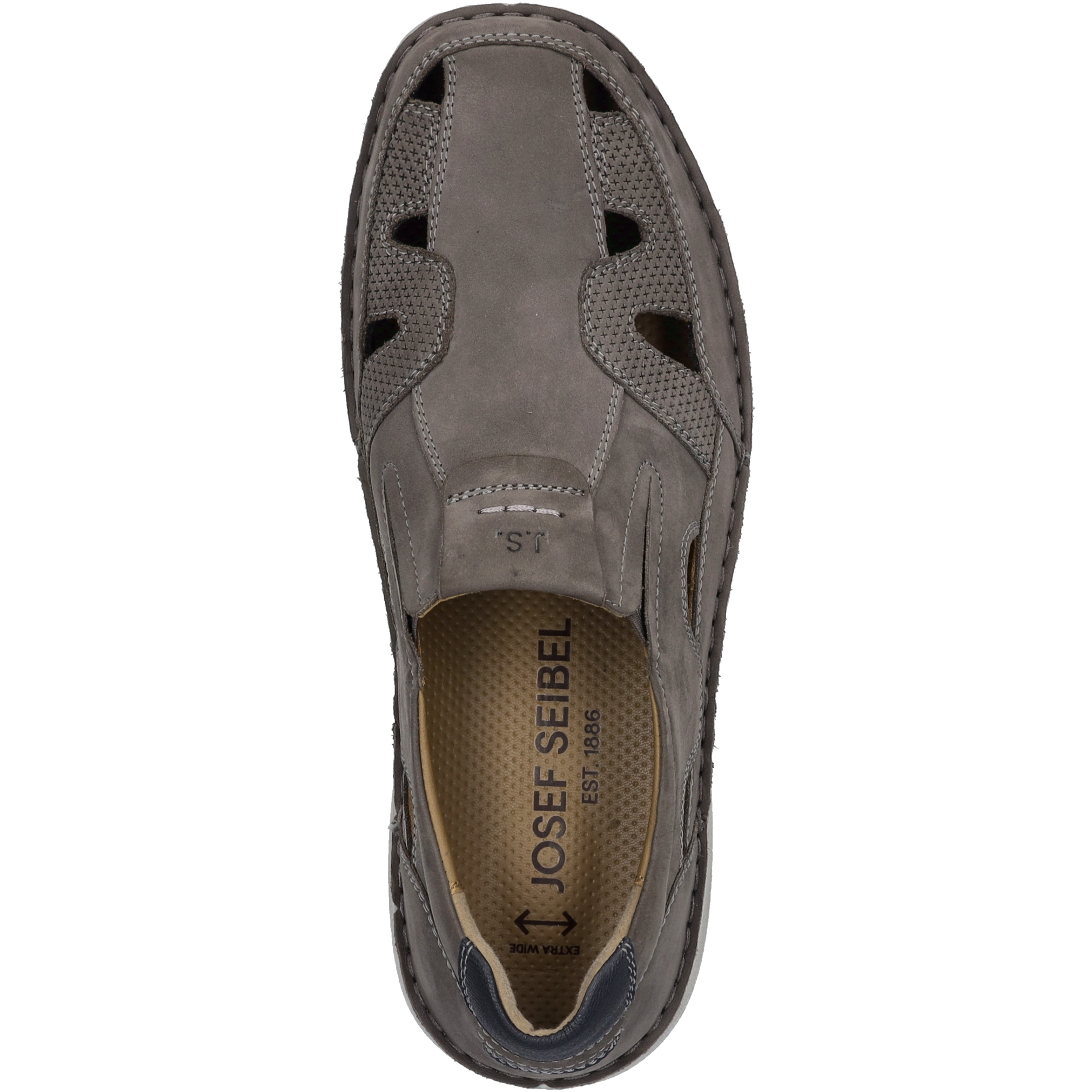 Mocassins New Anvers 77 homme gris Josef Seibel Mocassins New Anvers 77 homme gris Gris