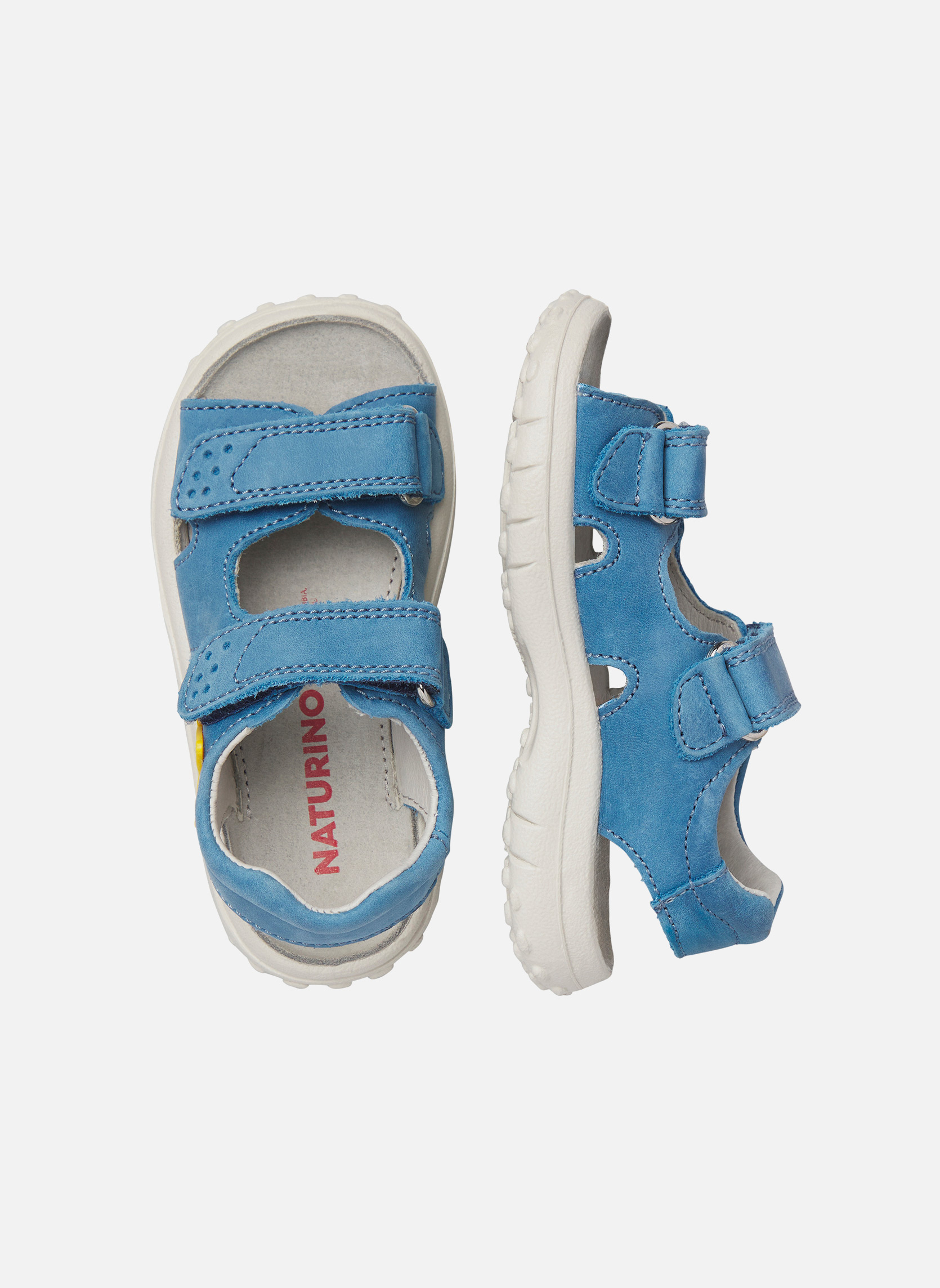 Sandales Sandales DOCK Bleu-Jaune garçon bleu Naturino Sandales Sandales DOCK Bleu-Jaune garçon bleu Bleu fluo