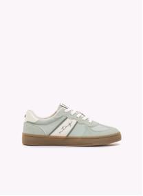 Baskets basses Sneakers Femme MTNG ROY rouge femme beige