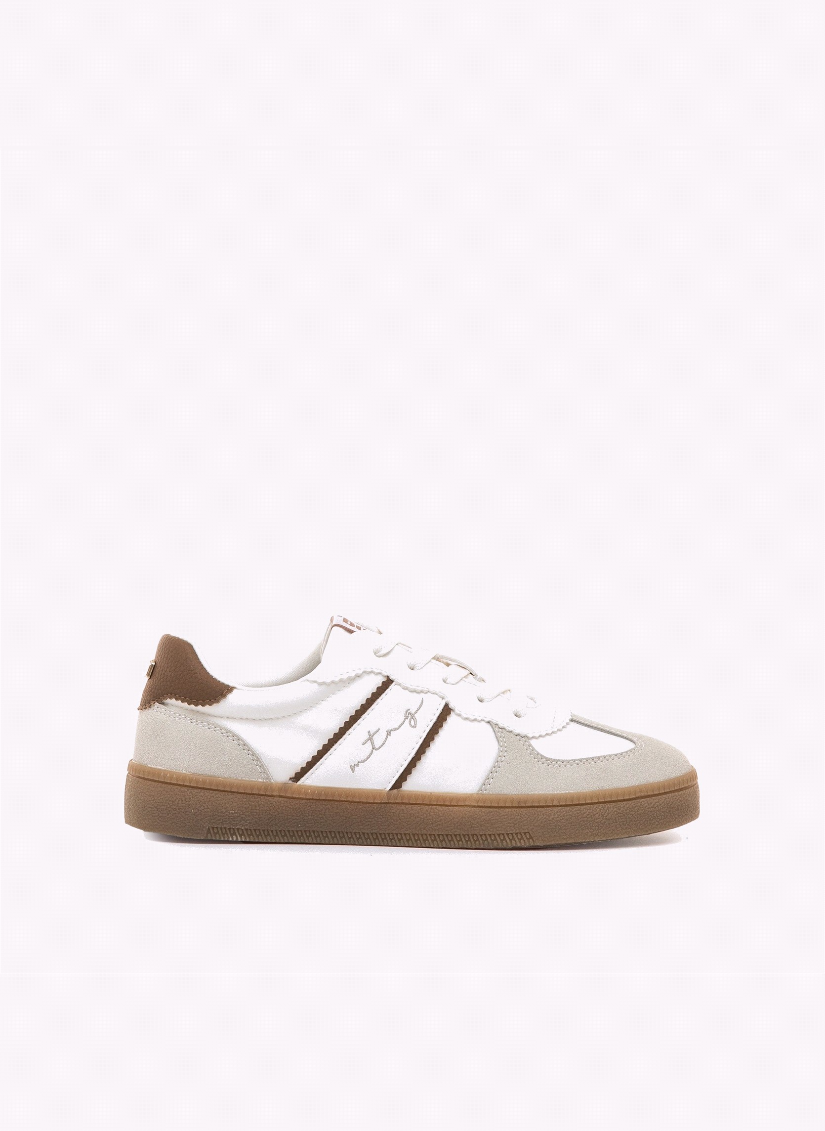 Baskets basses Sneakers Femme MTNG ROY rouge femme blanc MTNG Baskets basses Sneakers Femme MTNG ROY rouge femme blanc Blanc mat