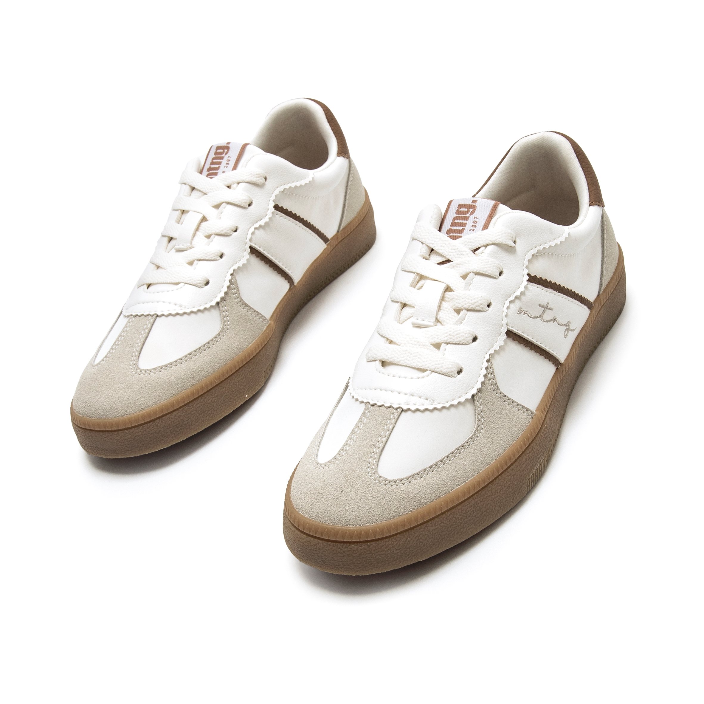 Baskets basses Sneakers Femme MTNG ROY rouge femme blanc MTNG Baskets basses Sneakers Femme MTNG ROY rouge femme blanc Blanc mat