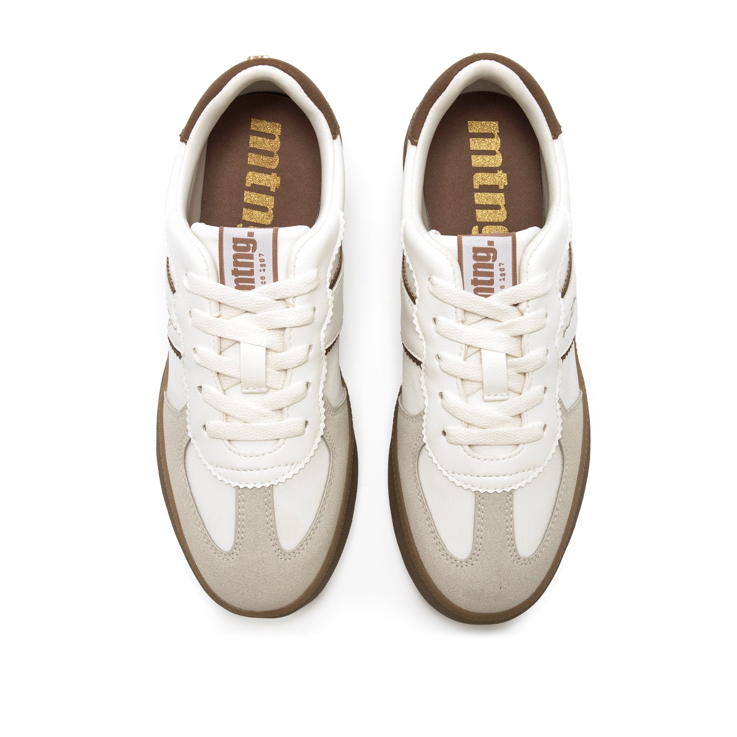Baskets basses Sneakers Femme MTNG ROY rouge femme blanc MTNG Baskets basses Sneakers Femme MTNG ROY rouge femme blanc Blanc mat