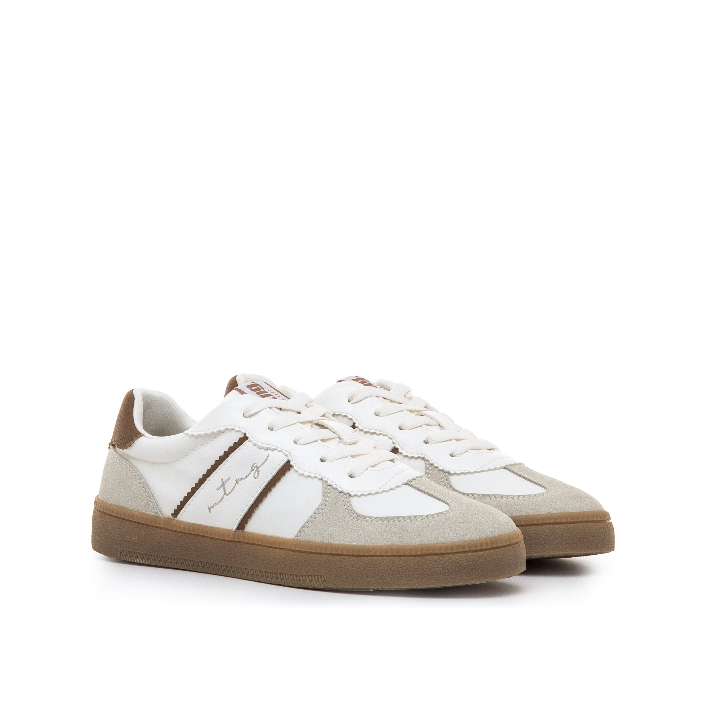 Baskets basses Sneakers Femme MTNG ROY rouge femme blanc MTNG Baskets basses Sneakers Femme MTNG ROY rouge femme blanc Blanc mat