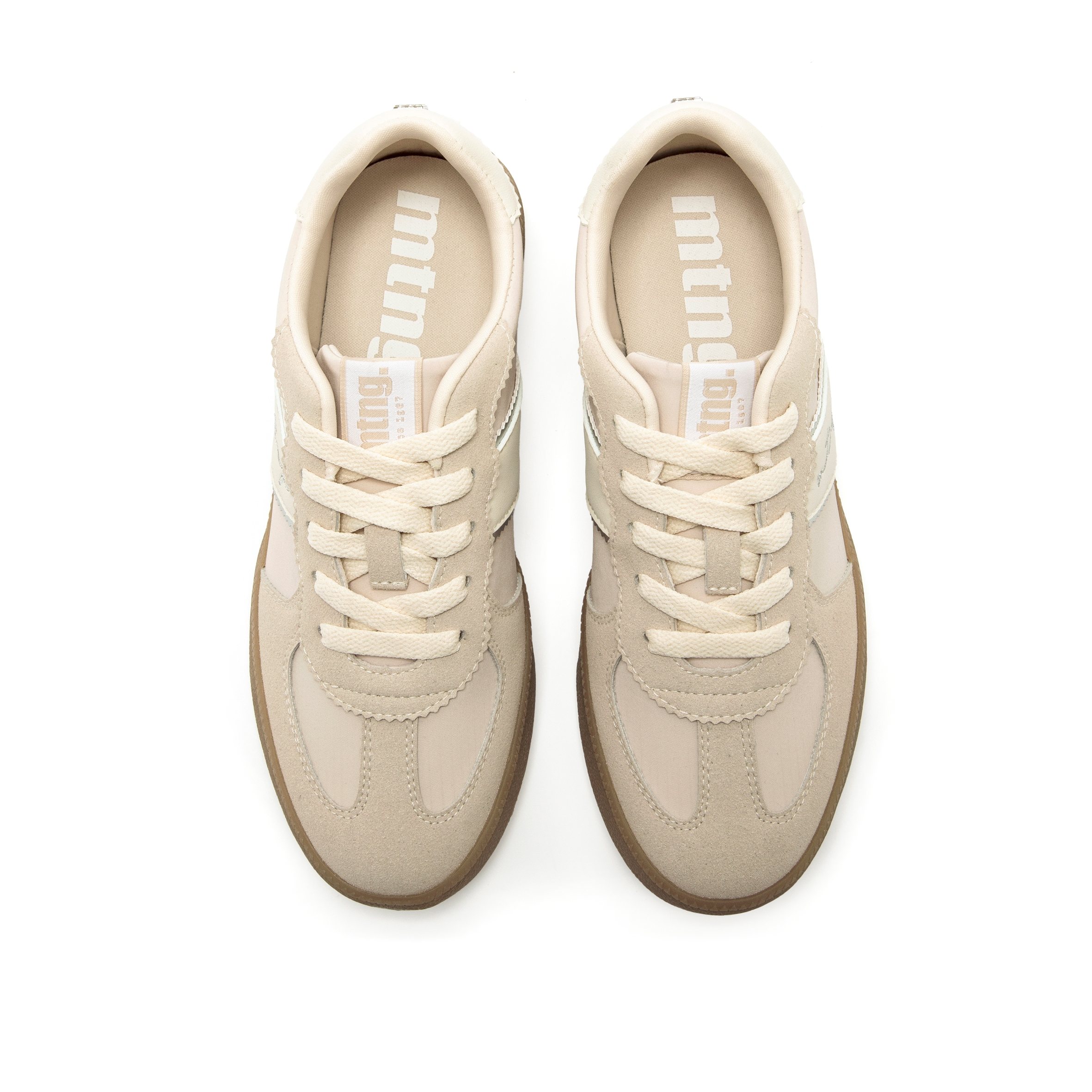 Baskets basses Sneakers Femme MTNG ROY rouge femme beige MTNG Baskets basses Sneakers Femme MTNG ROY rouge femme beige Sable