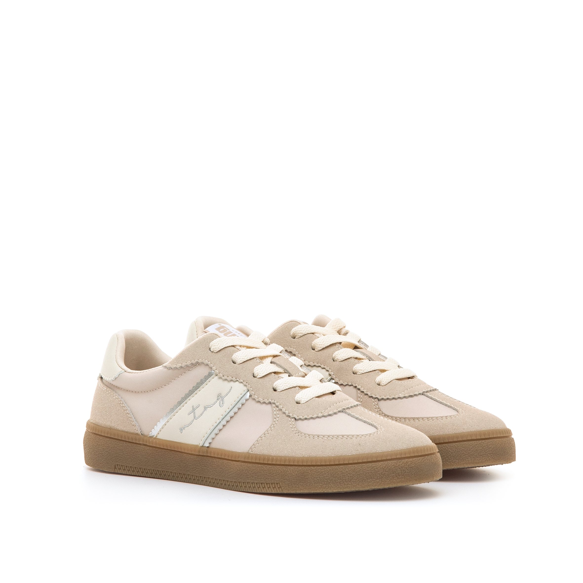 Baskets basses Sneakers Femme MTNG ROY rouge femme beige MTNG Baskets basses Sneakers Femme MTNG ROY rouge femme beige Sable