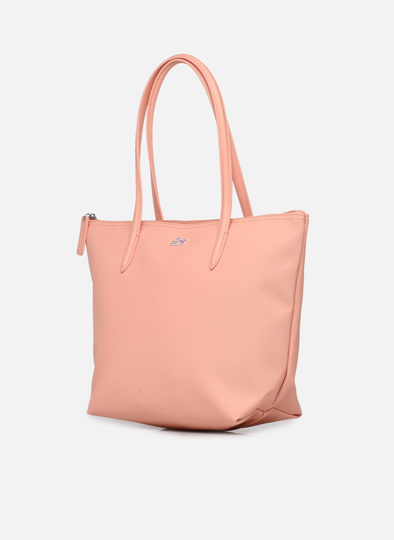 Cabas L.12.12 Concept Petit Shopping Bag femme rose Lacoste Cabas L.12.12 Concept Petit Shopping Bag femme rose MIAMI