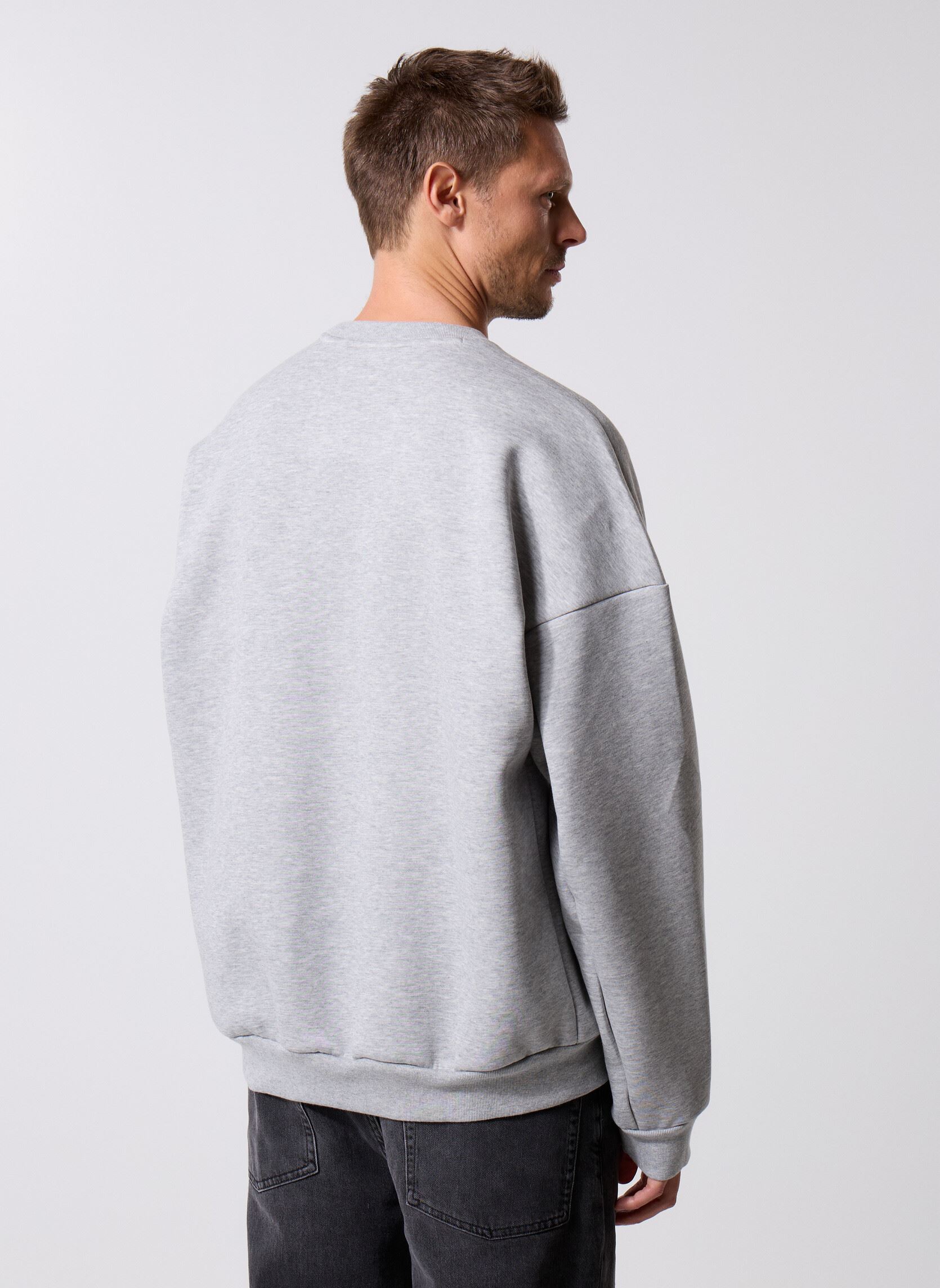 Sudaderas M FI 3BAR CRW hombre gris adidas sportswear Sudaderas M FI 3BAR CRW hombre gris Mgreyh