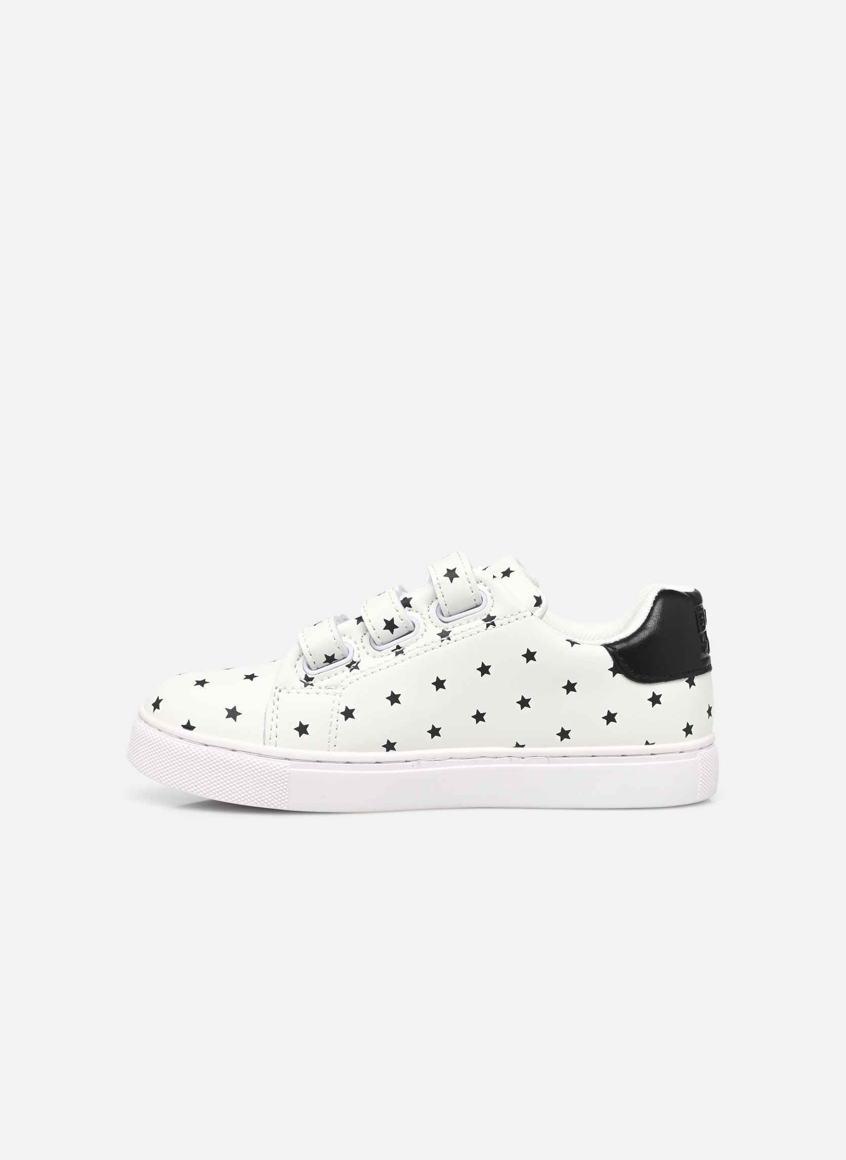 Baskets BASIL NS blanc Bonton Baskets BASIL NS blanc Off White-Black