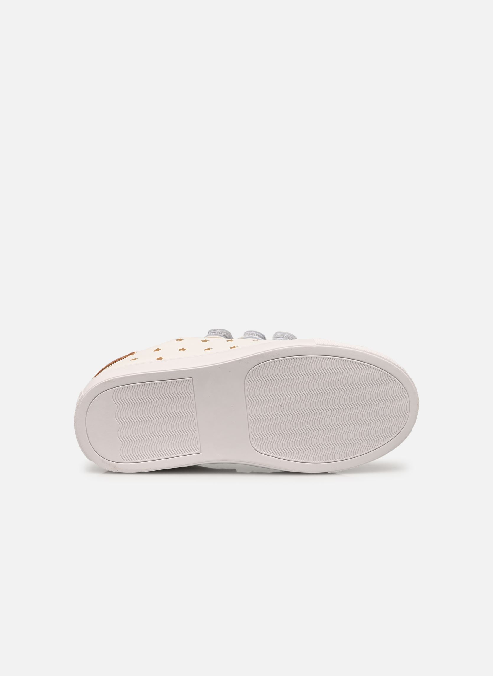 Baskets BASIL NS FUR blanc Bonton Baskets BASIL NS FUR blanc Off White-Camel