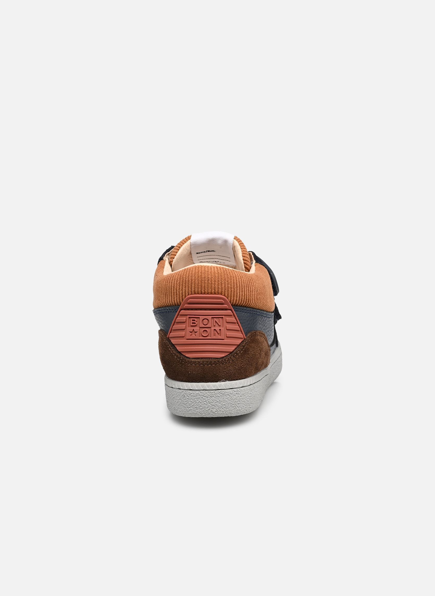 Baskets basses Bt Kix Hi V2 garçon bleu Bonton Baskets basses Bt Kix Hi V2 garçon bleu NAVY-COGNAC