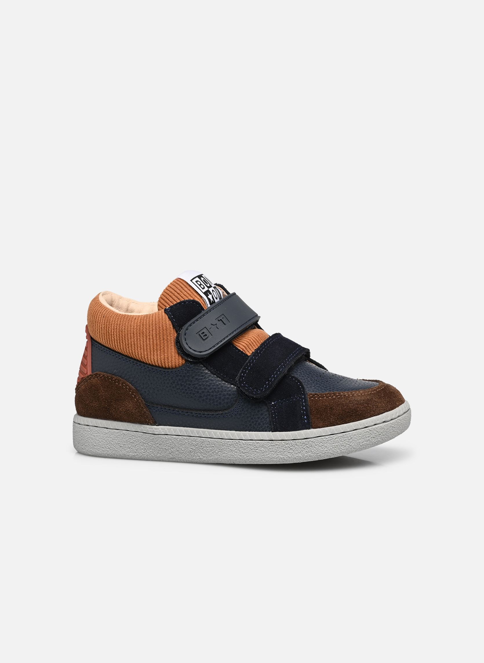 Baskets basses Bt Kix Hi V2 garçon bleu Bonton Baskets basses Bt Kix Hi V2 garçon bleu NAVY-COGNAC