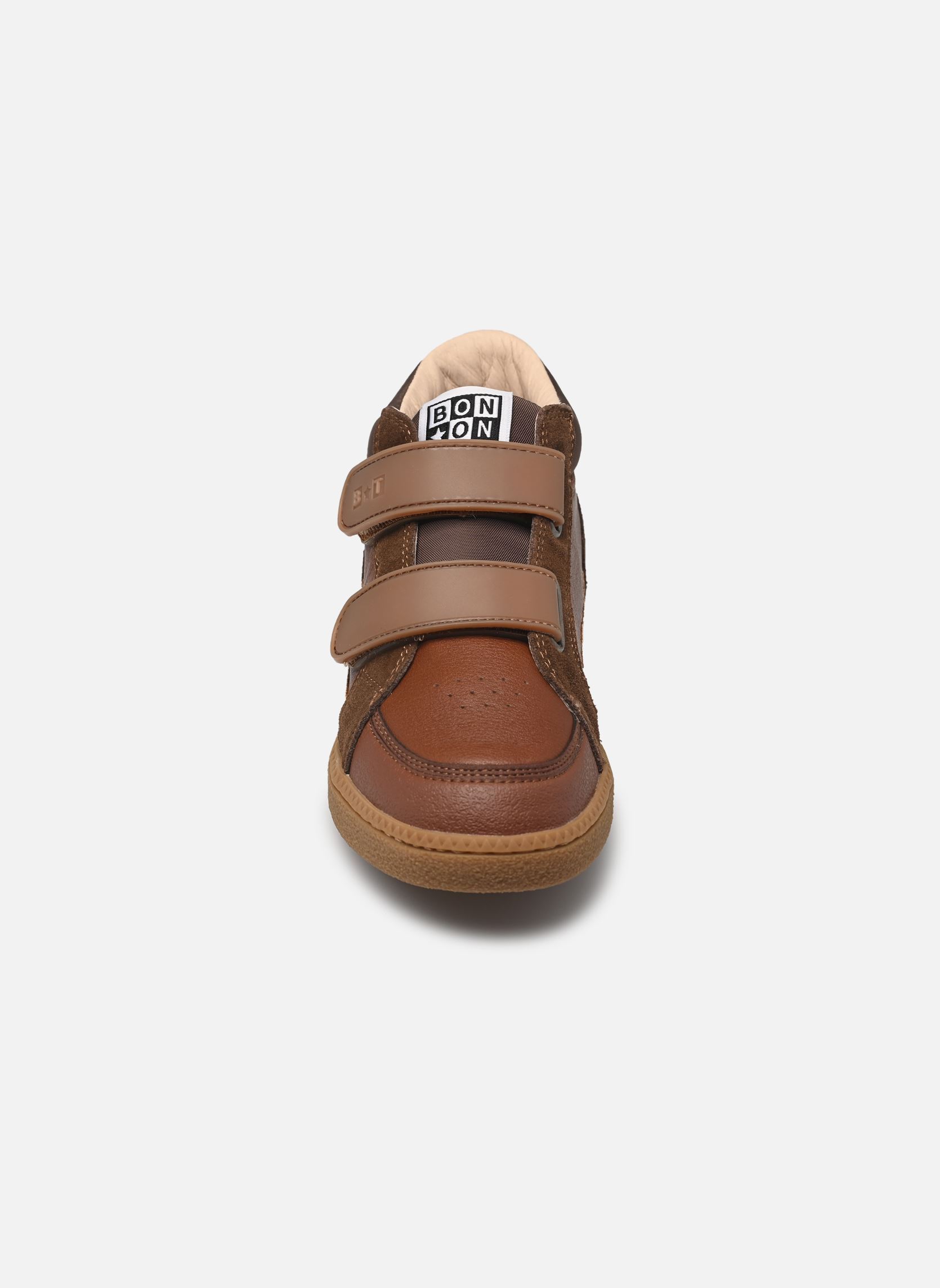 Baskets BT KIX HI V2 garçon marron Bonton Baskets BT KIX HI V2 garçon marron DK CAMEL