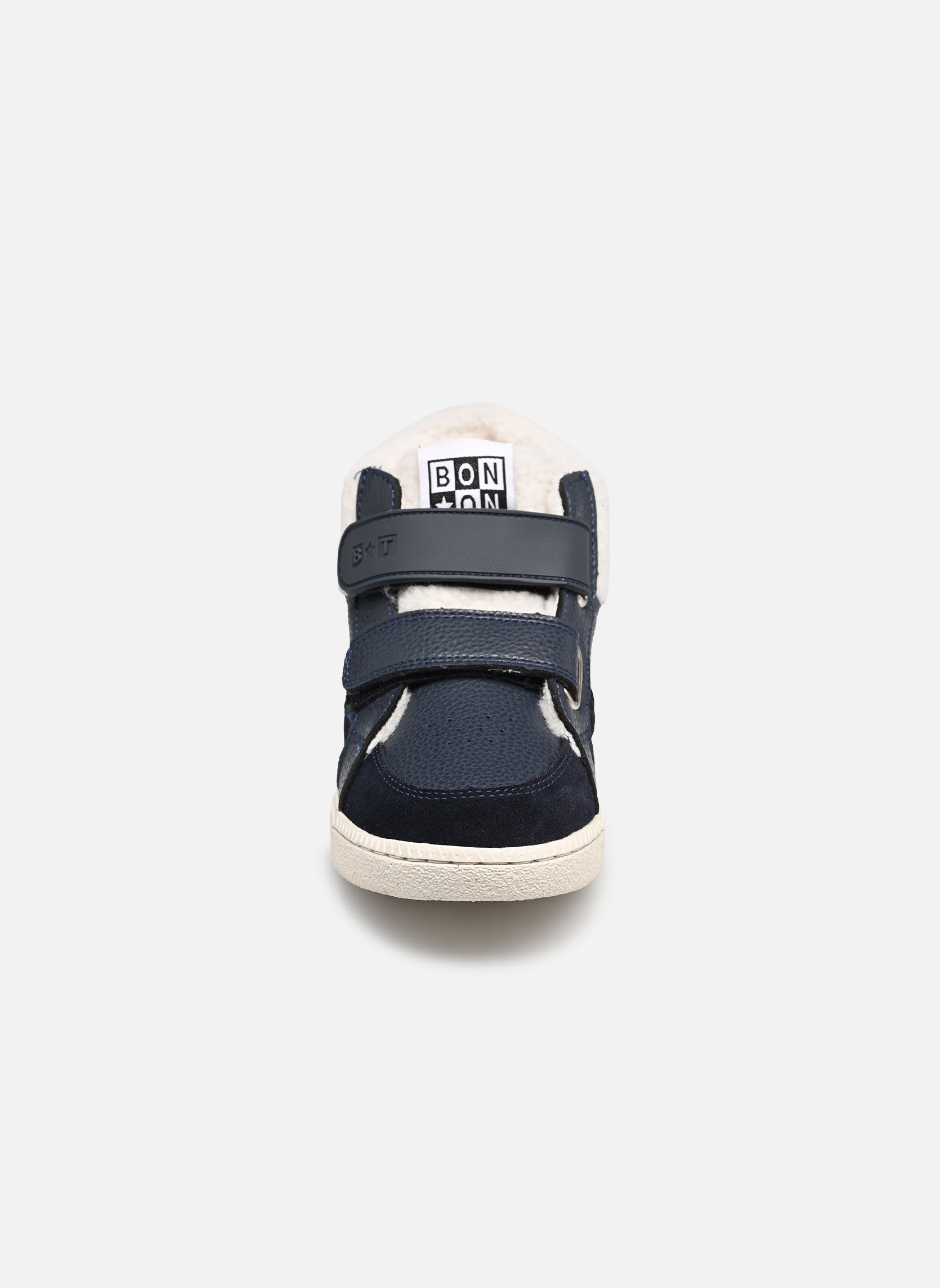 Baskets basses Bt Kix Hi Fur garçon bleu Bonton Baskets basses Bt Kix Hi Fur garçon bleu NAVY-BROWN