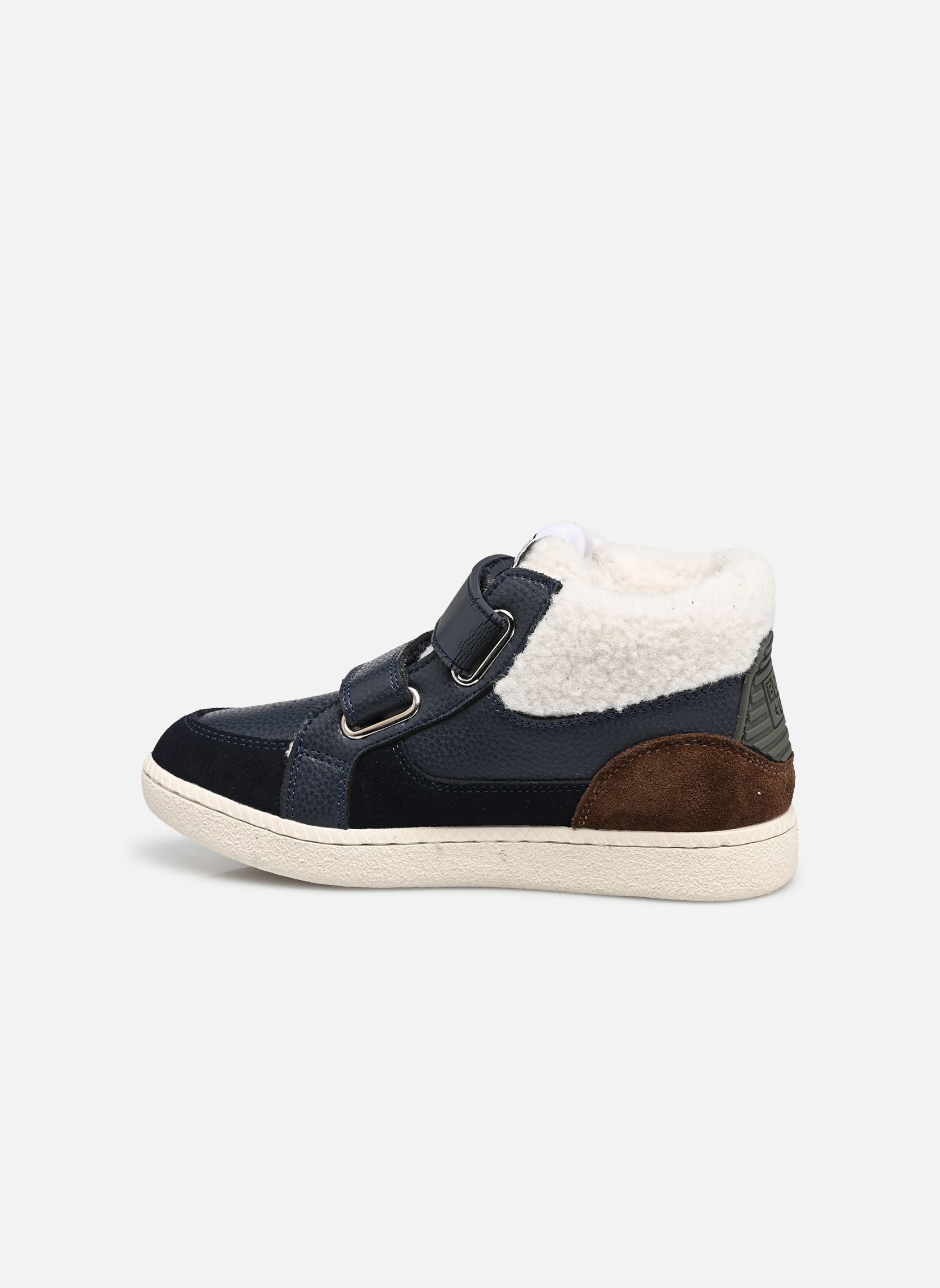 Baskets basses Bt Kix Hi Fur garçon bleu Bonton Baskets basses Bt Kix Hi Fur garçon bleu NAVY-BROWN