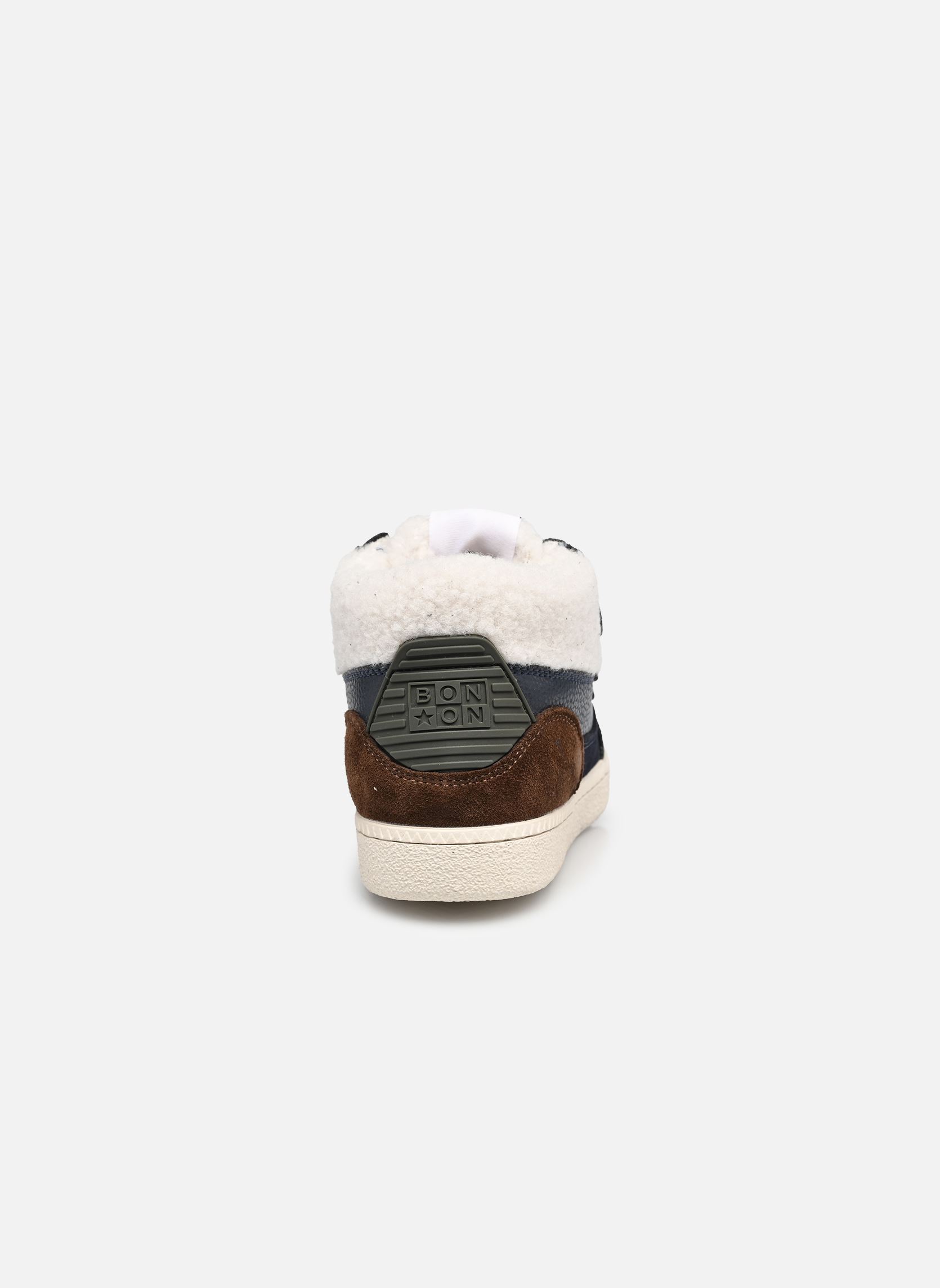 Baskets basses Bt Kix Hi Fur garçon bleu Bonton Baskets basses Bt Kix Hi Fur garçon bleu NAVY-BROWN