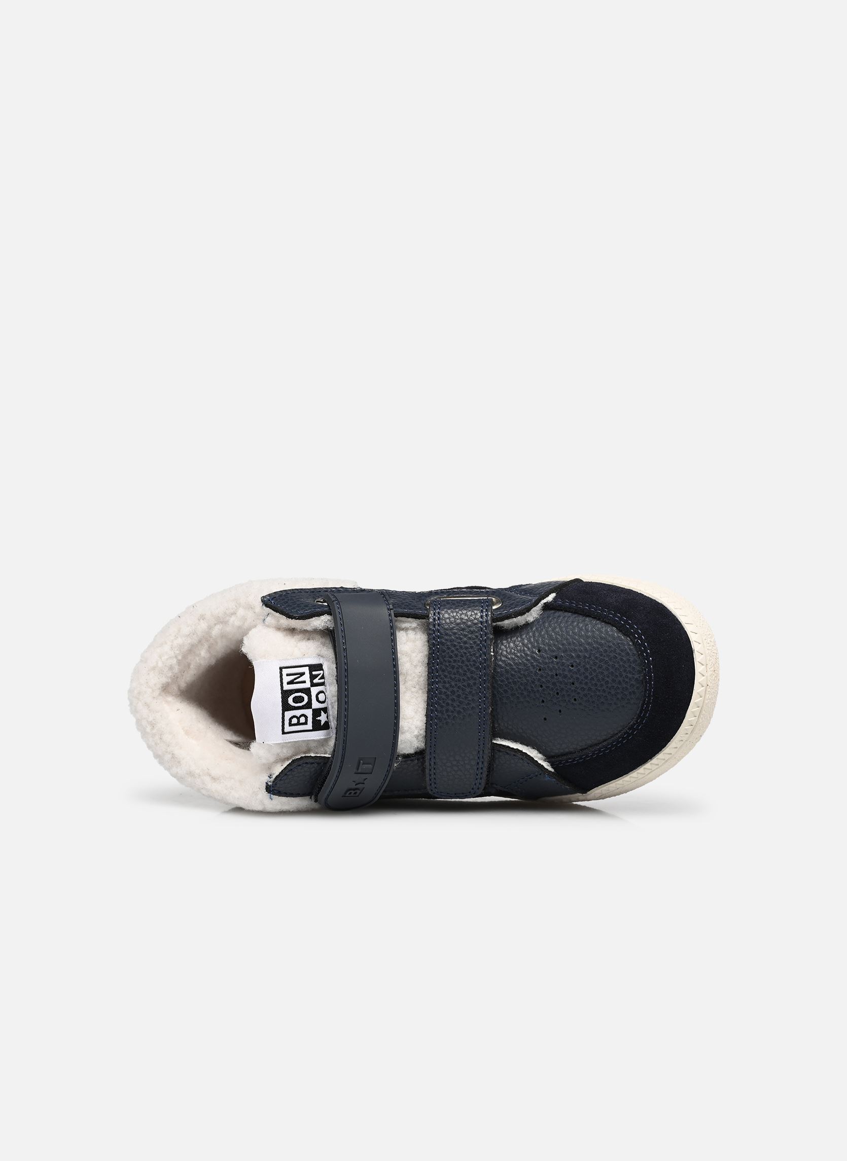 Baskets basses Bt Kix Hi Fur garçon bleu Bonton Baskets basses Bt Kix Hi Fur garçon bleu NAVY-BROWN