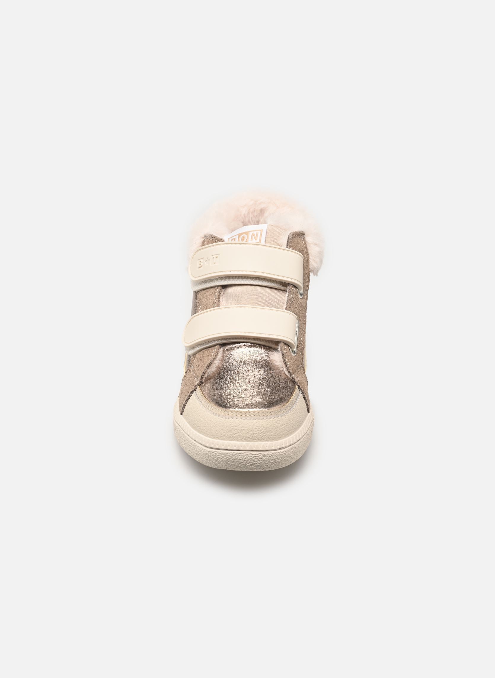 Sneaker BT KIX HI FUR mädchen silber Bonton Sneaker BT KIX HI FUR mädchen silber Antic Gold
