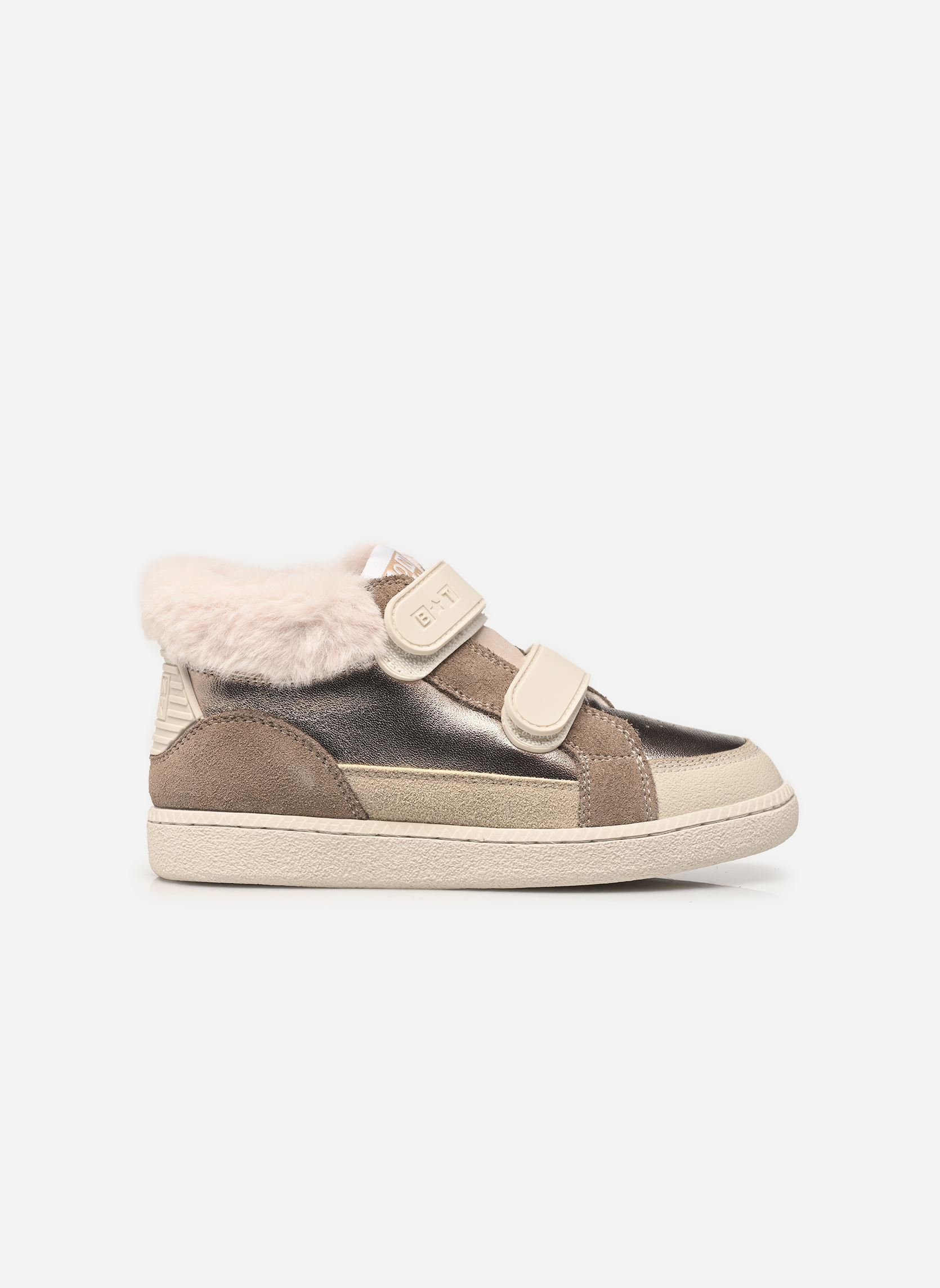 Sneaker BT KIX HI FUR mädchen silber Bonton Sneaker BT KIX HI FUR mädchen silber Antic Gold