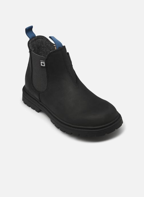 Bonton Bottines BOOTS CHELSEA garçon noir