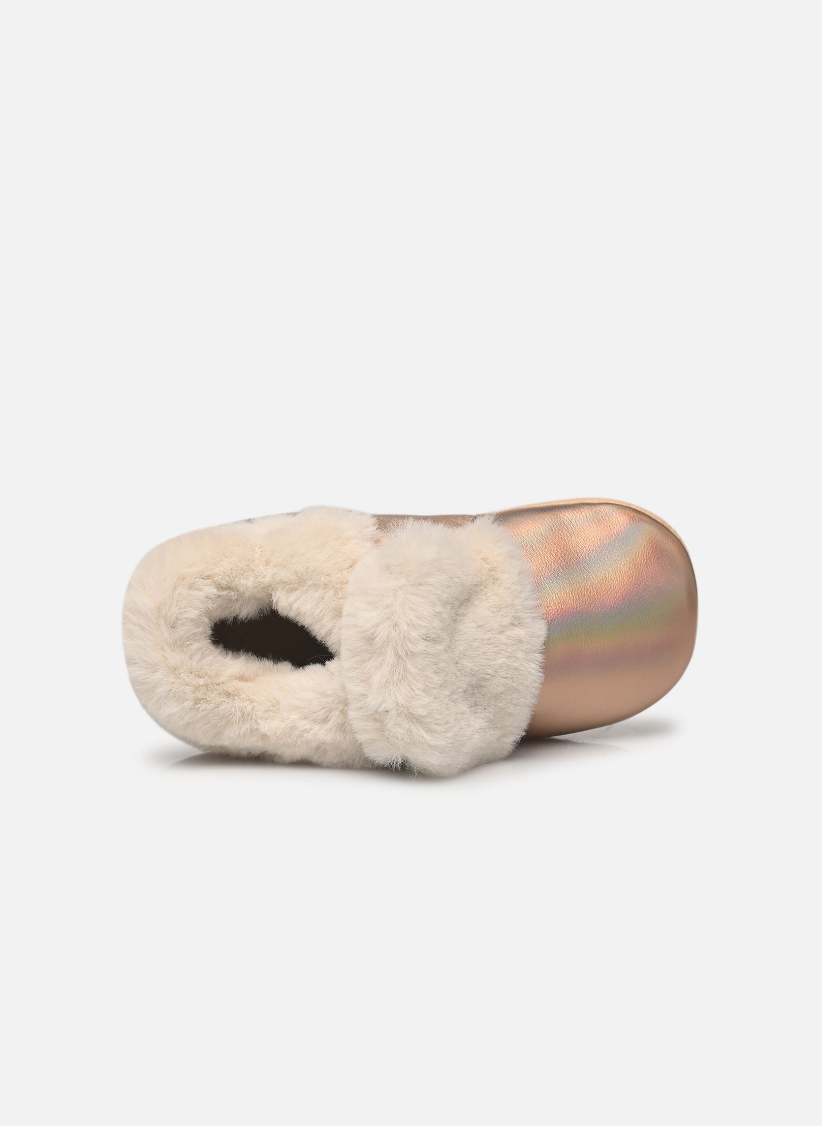 Hausschuhe DOUDOU FUR mädchen silber Bonton Hausschuhe DOUDOU FUR mädchen silber Copper