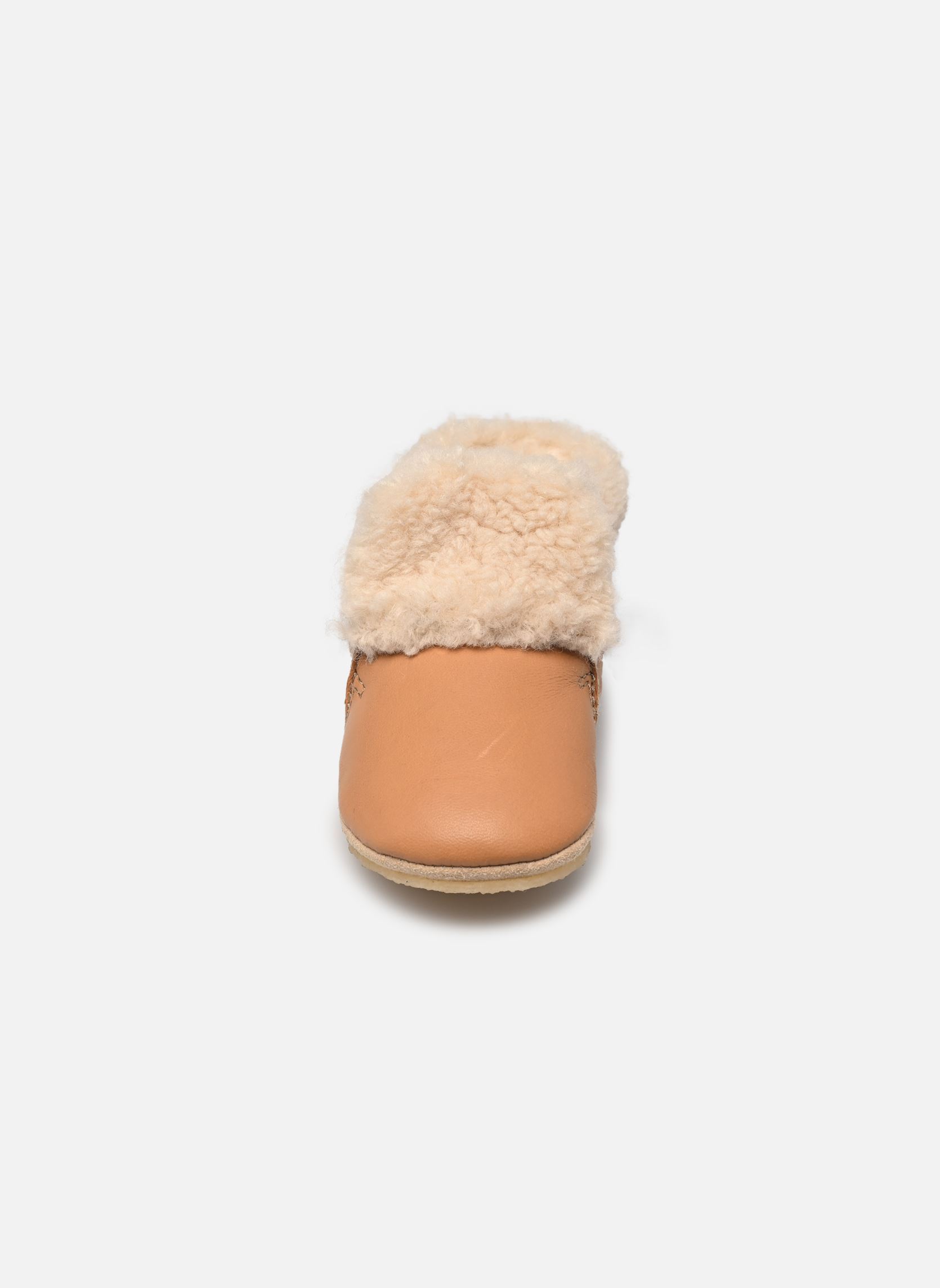 Hausschuhe DOUDOU FUR jungen braun Bonton Hausschuhe DOUDOU FUR jungen braun Camel