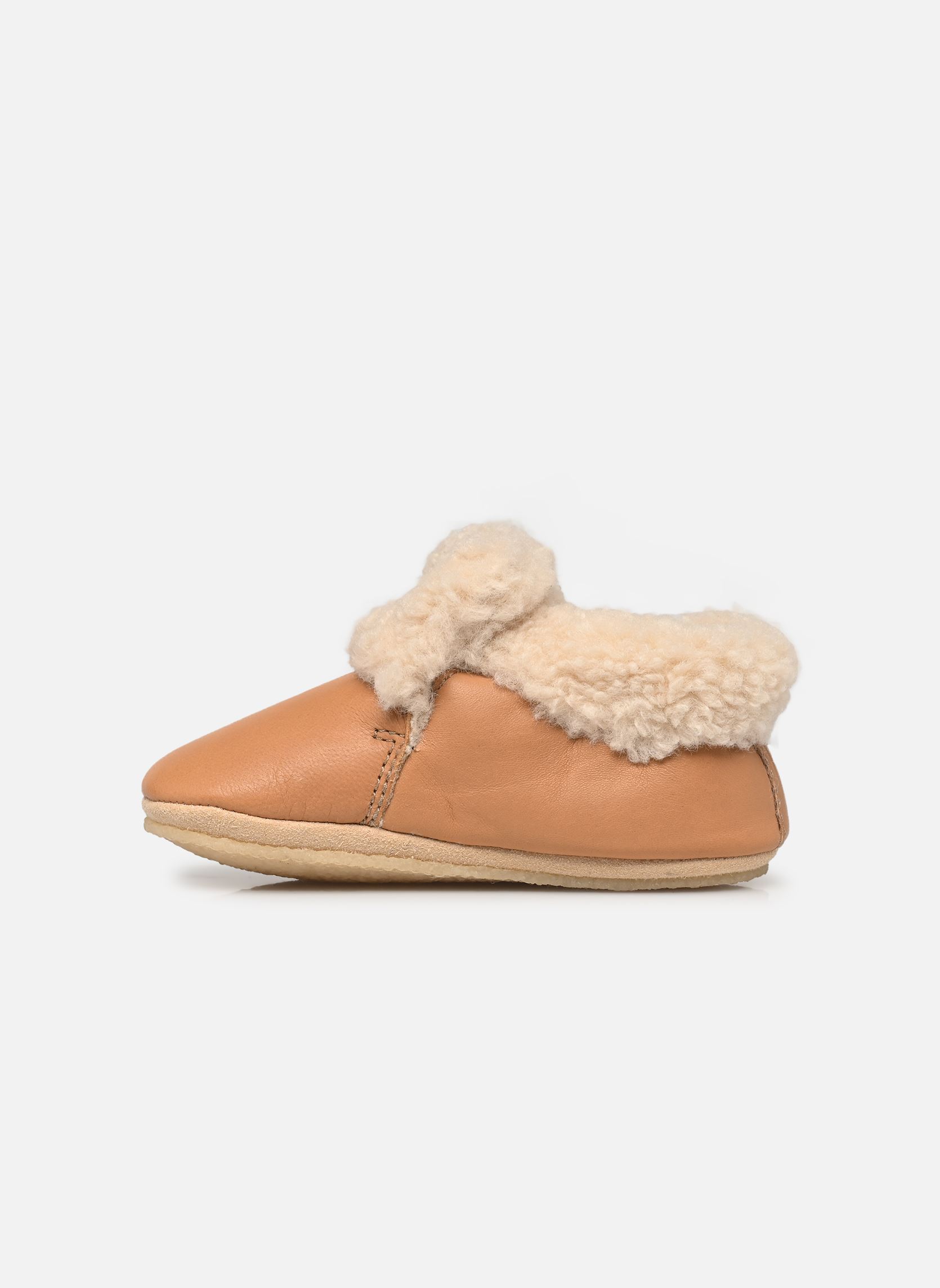 Hausschuhe DOUDOU FUR jungen braun Bonton Hausschuhe DOUDOU FUR jungen braun Camel