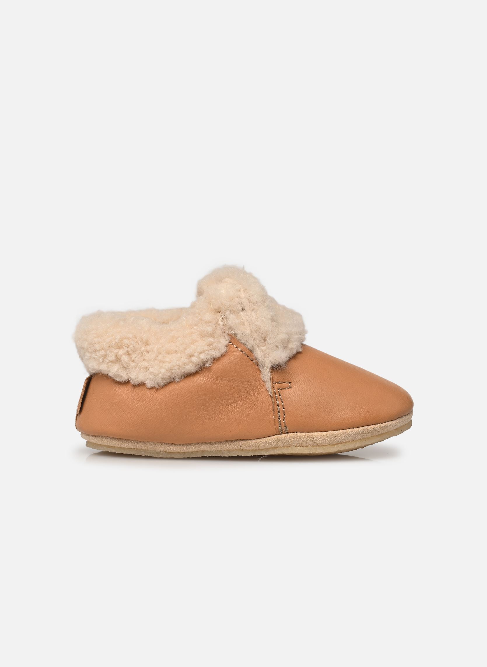 Hausschuhe DOUDOU FUR jungen braun Bonton Hausschuhe DOUDOU FUR jungen braun Camel