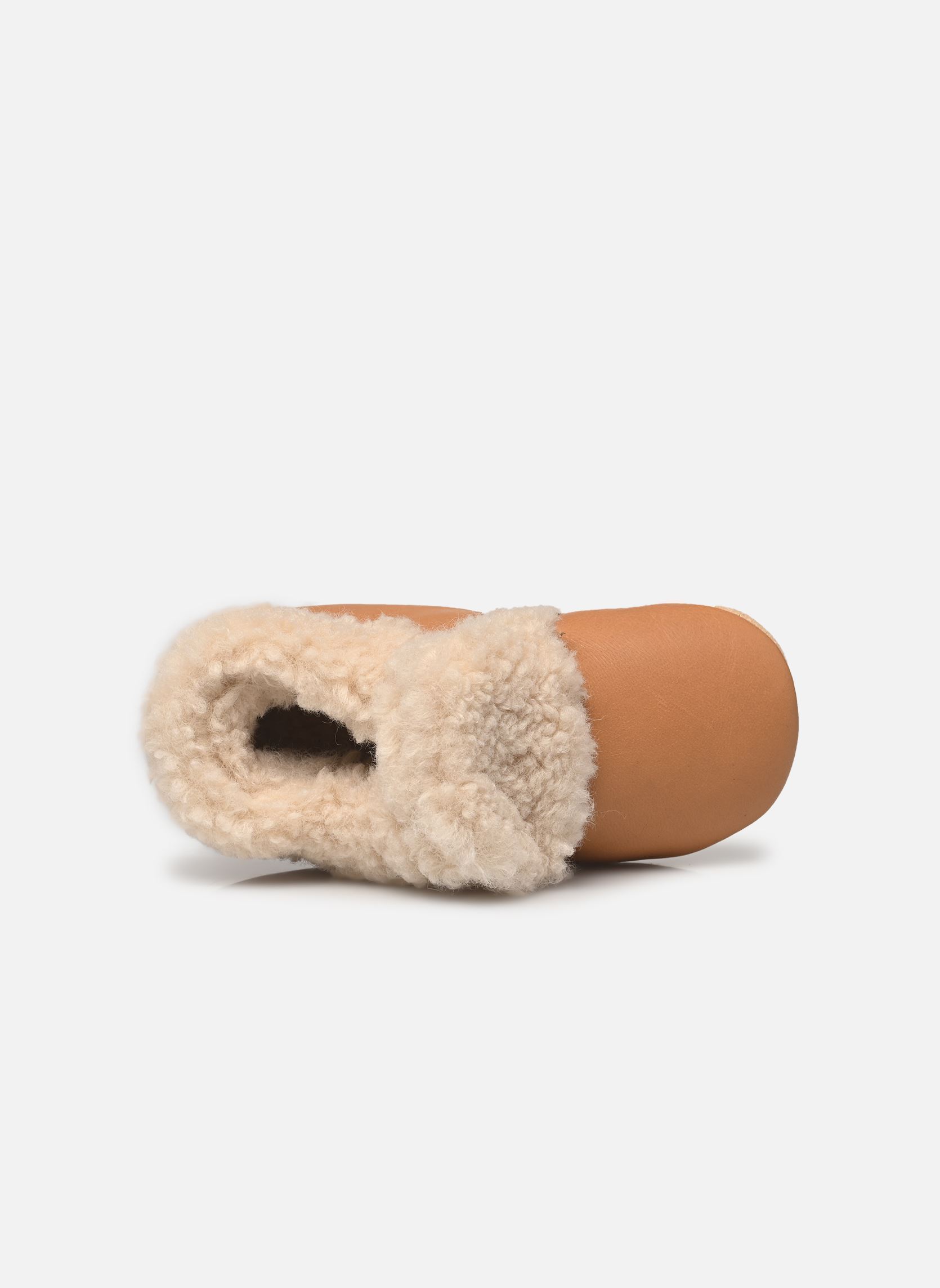 Hausschuhe DOUDOU FUR jungen braun Bonton Hausschuhe DOUDOU FUR jungen braun Camel